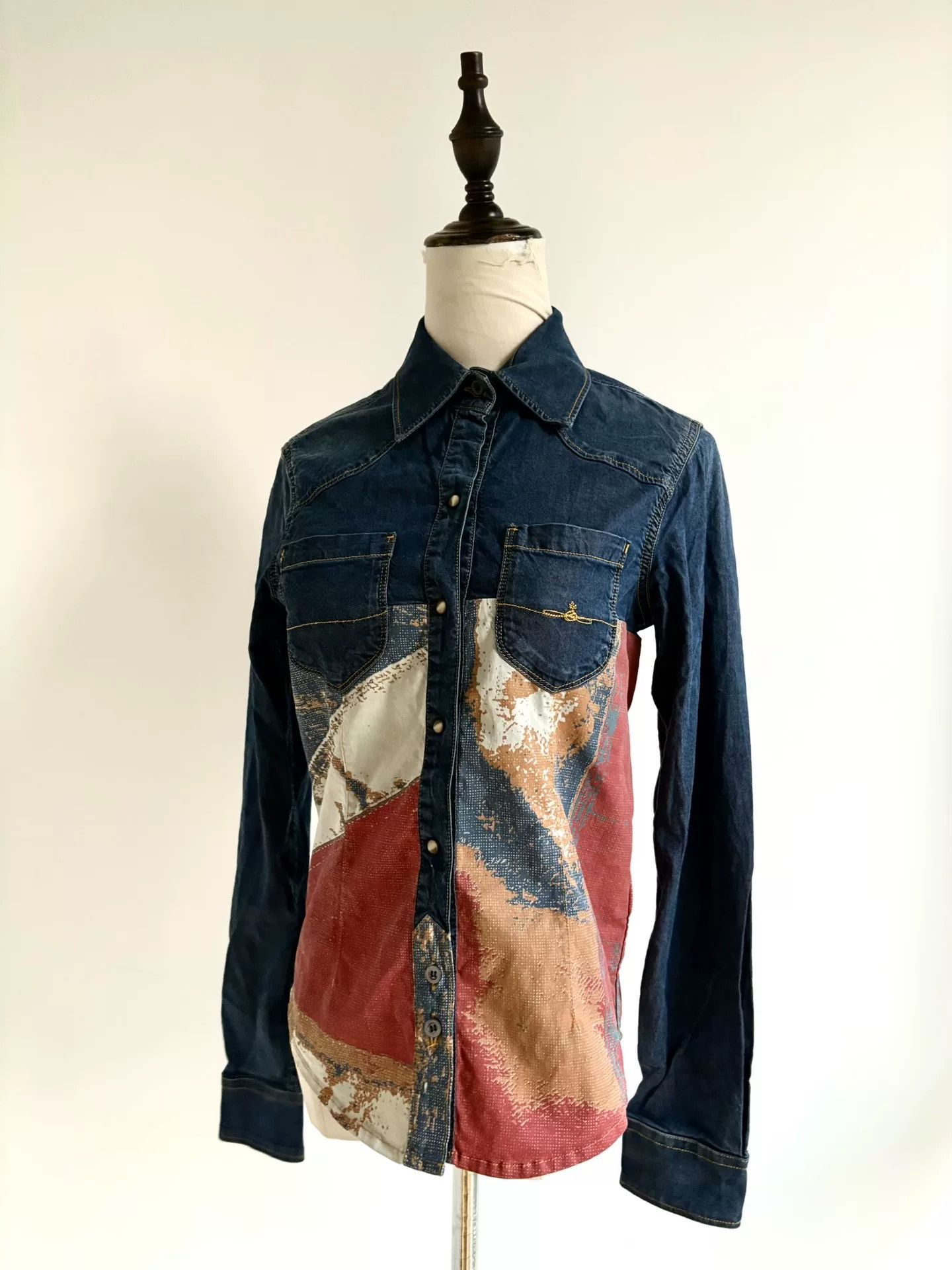 Vivienne Westwood vivienne westwood patchwork denim jacket Size S / US 4 / IT 40 - 1 Thumbnail