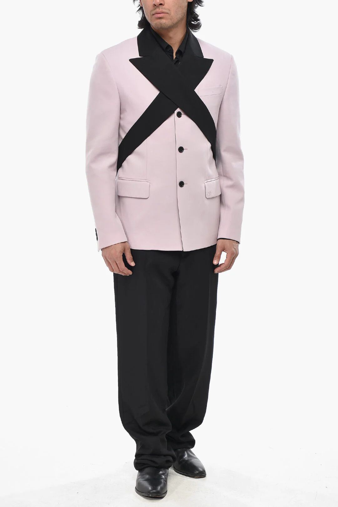 Off-White og1mm0426 Relaxed-Fit Blazer in Pink Size US M / EU 48-50 / 2 - 4 Thumbnail