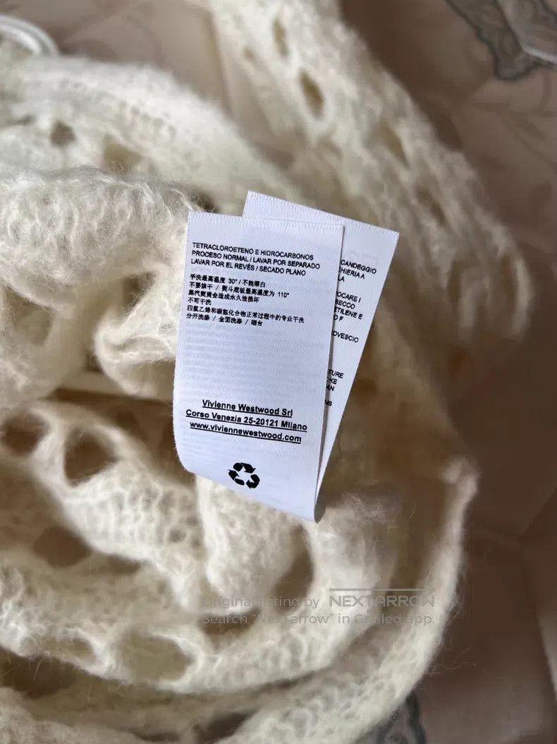 Vivienne Westwood Vivienne Westwood Knit Cardigan with 74% Alpaca Wool, 13% Size S / US 4 / IT 40 - 9 Thumbnail