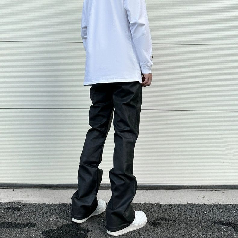 wax punk bootcut hiphop flared bootcut punk jeans