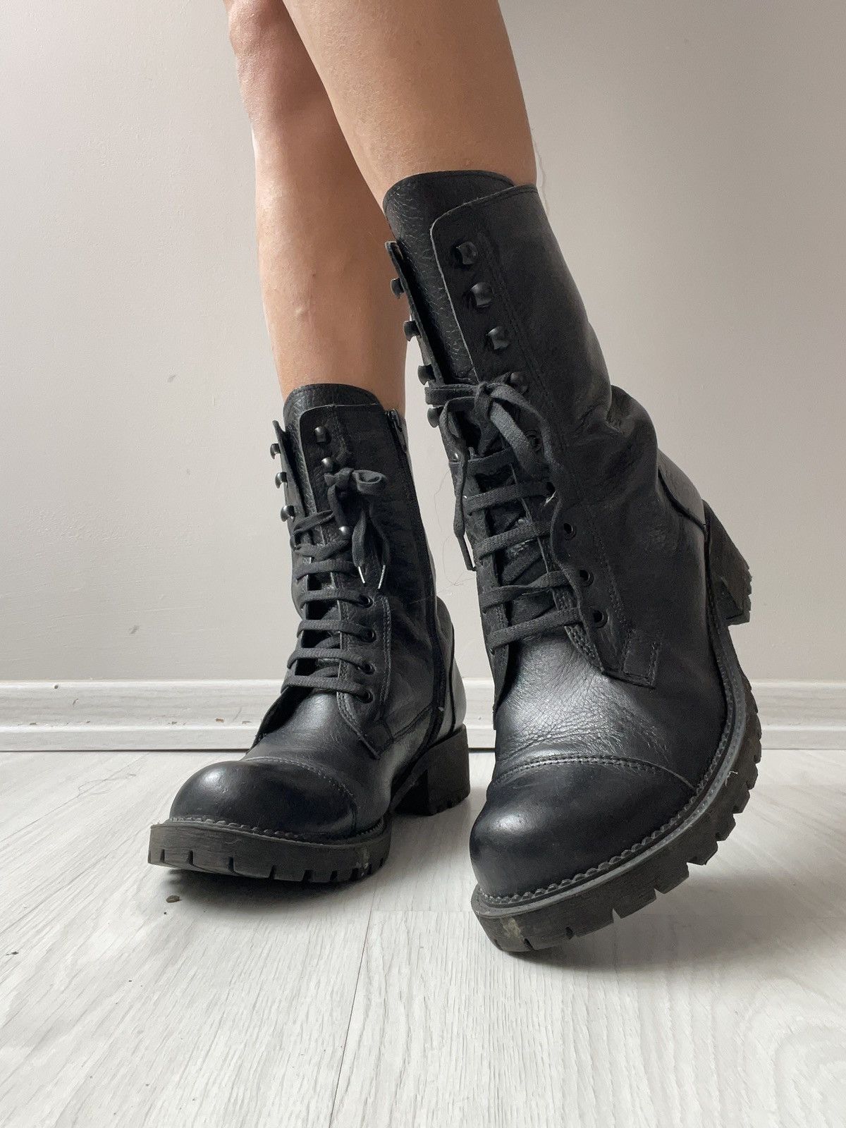 Vintage Vintage leather boots Size US 8.5 / IT 38.5 - 1 Thumbnail