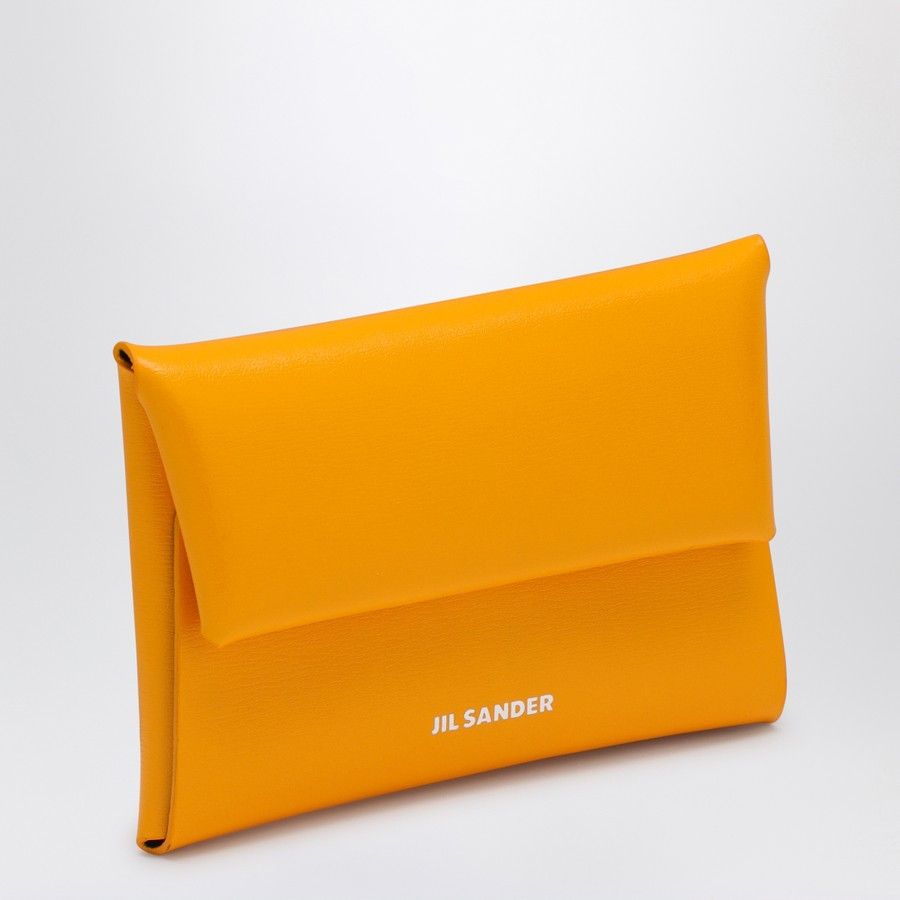 Jil Sander o1d2blof0824 Size: OS / Envelope Coin Purses in Mango Size ONE SIZE - 1 Thumbnail