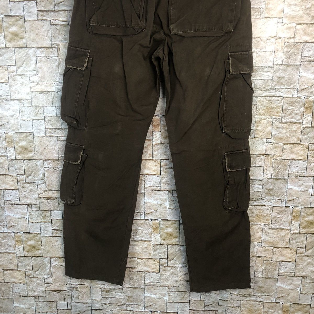 Japanese Brand Example Big pocket Dark Brown Cargo Multipocket Pants #A80 Size US 29 - 14 Thumbnail