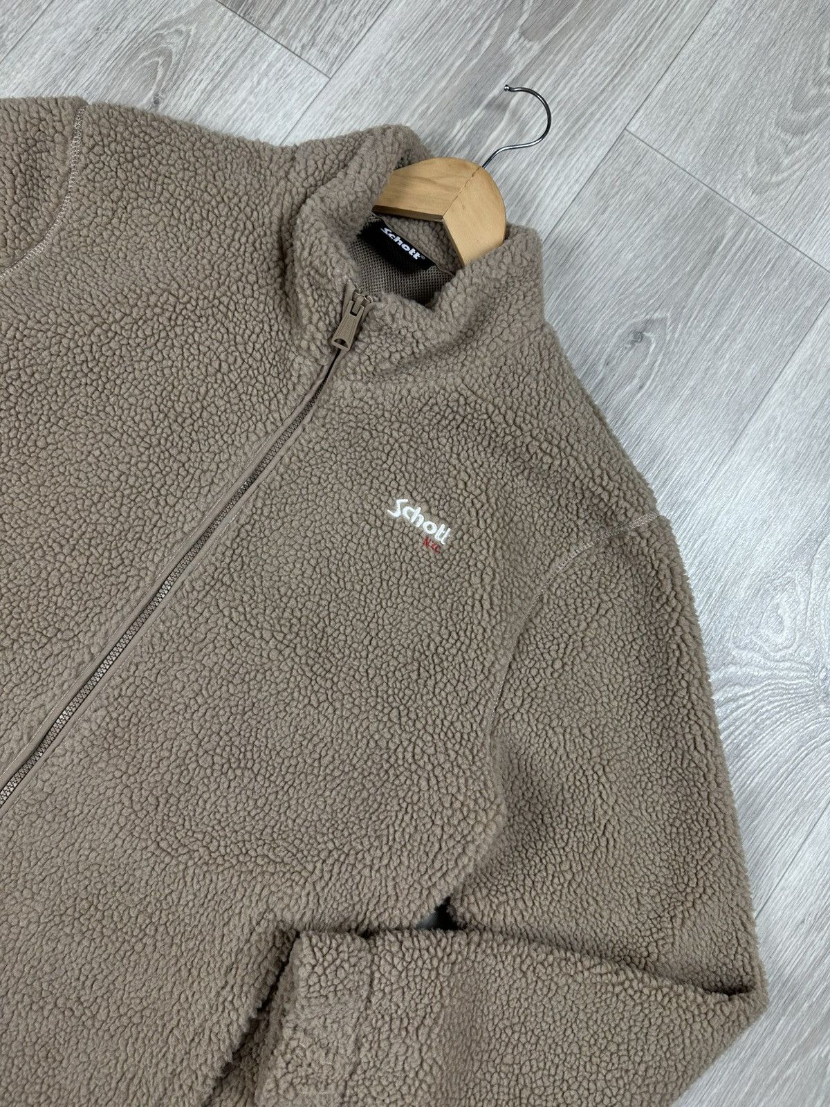 Schott Schott N.Y.C Men's Fleece Jacket Zip Up Polar Size L Size US L / EU 52-54 / 3 - 2 Thumbnail