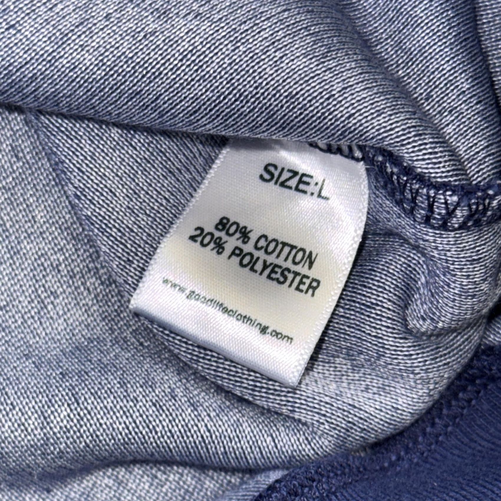 Vintage Goodlife Sweatshirt Mens Large Blue Terry Cloth Pullover Crewneck Knit Cotton Polyester N/A 80% 20% USA Vintage No Men Regular L Blue Solid 90s Size US L / EU 52-54 / 3 - 5 Thumbnail