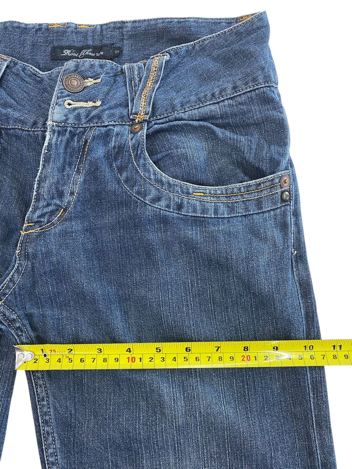 Japanese Brand Japanese Brand Blue Wash Style Boot Cut Leg Jean Size US 30 / EU 46 - 7 Thumbnail