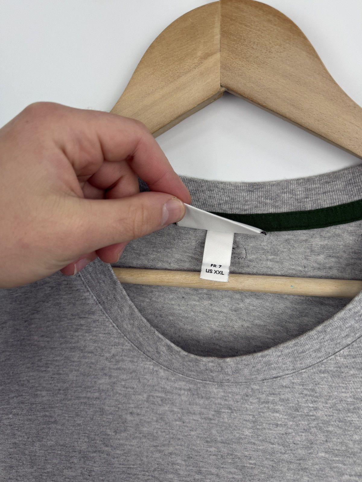 Lacoste 🇫🇷 Lacoste Regular Fit T-Shirt Made in France Rare Size US XXL / EU 58 / 5 - 10 Thumbnail