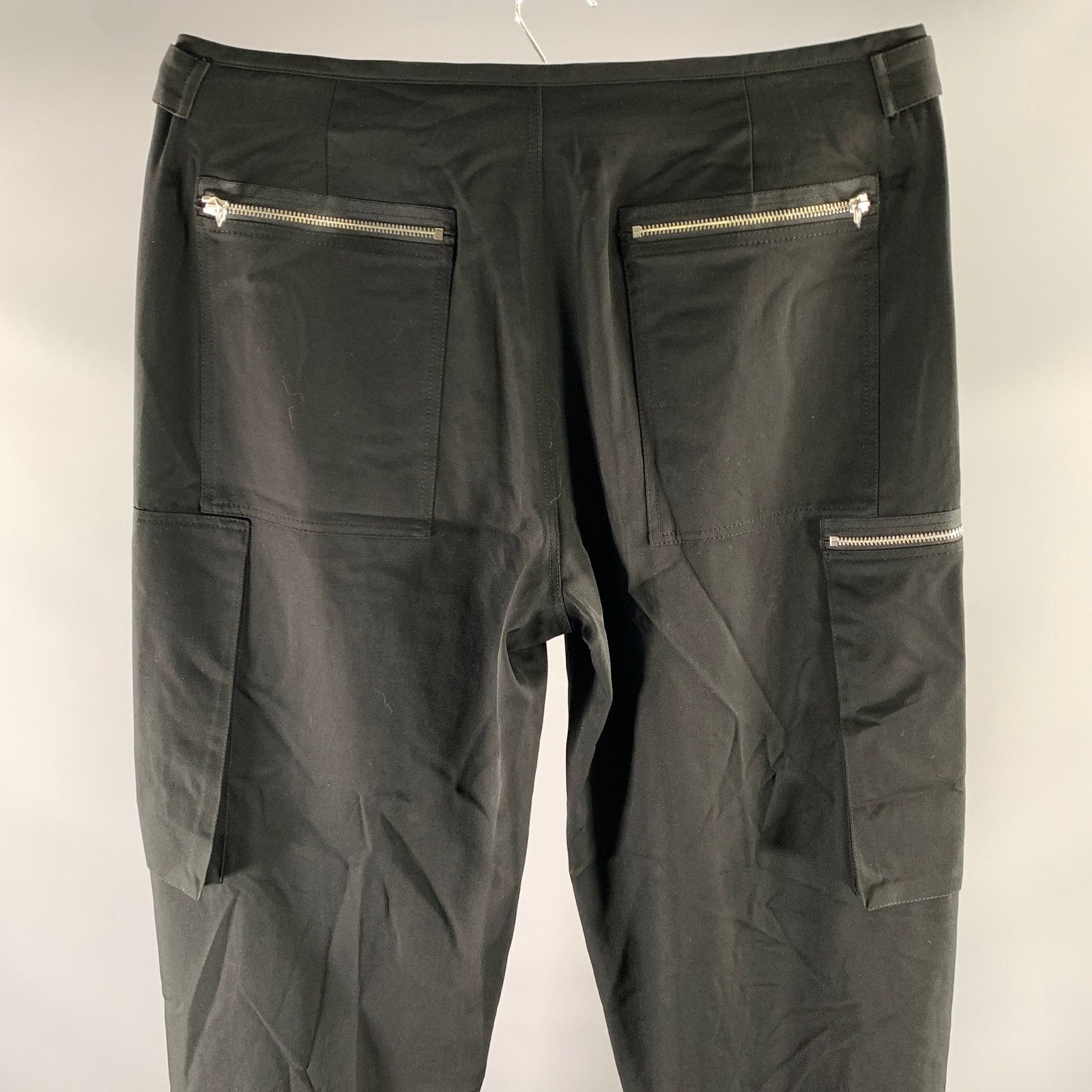 Jil Sander JIL SANDER Size 34 Black Wool Zipper Pants Size US 34 / EU 50 - 2 Thumbnail