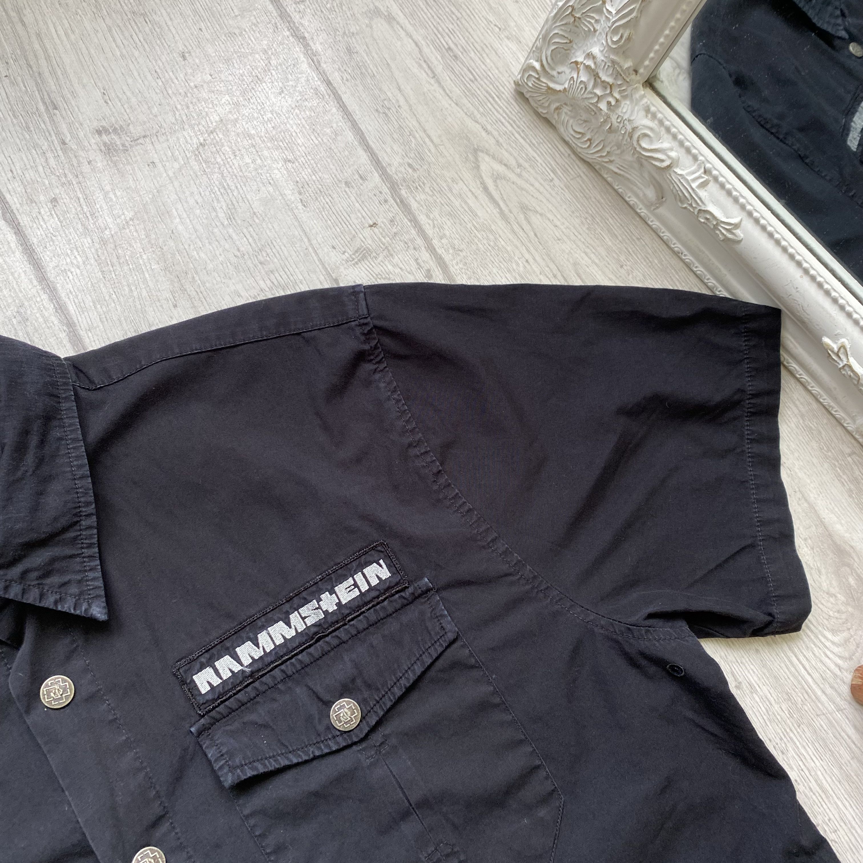 Band Tees 🎸Vintage Rammstein Shirt Short Sleeve Metal Band Tee opium Size US M / EU 48-50 / 2 - 6 Thumbnail