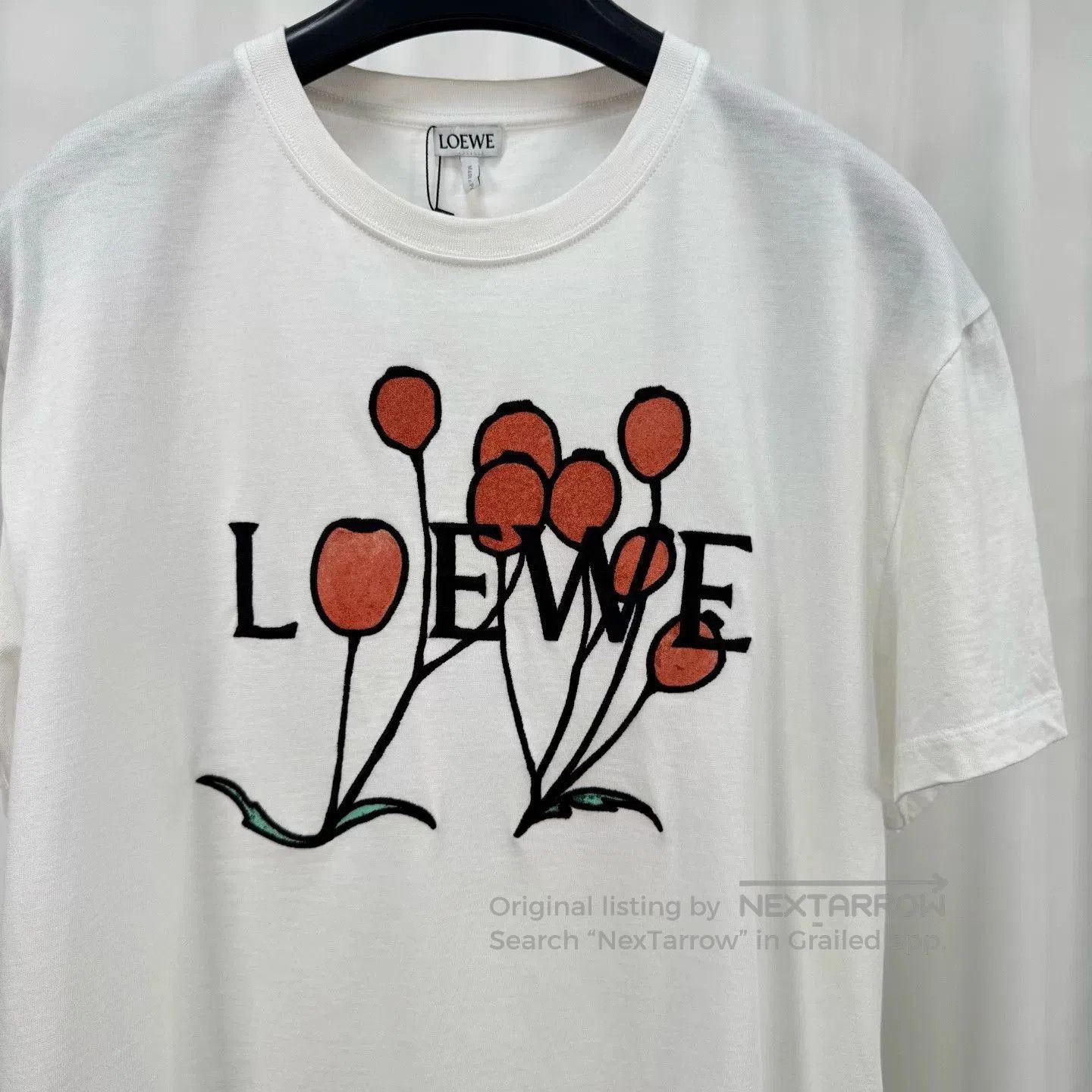 Loewe Loewe Embroidered Letter Short Sleeve. Size XS / US 0-2 / IT 36-38 - 3 Thumbnail