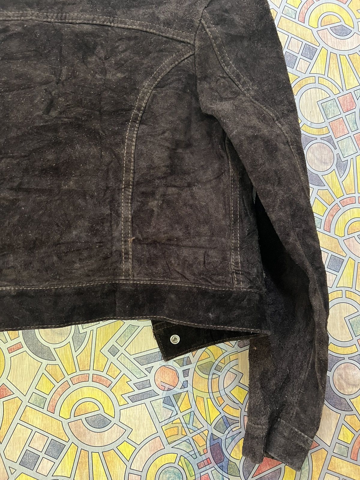 Japanese Brand × Levi's Levis Leather Jacket Size XS / US 0-2 / IT 36-38 - 7 Thumbnail