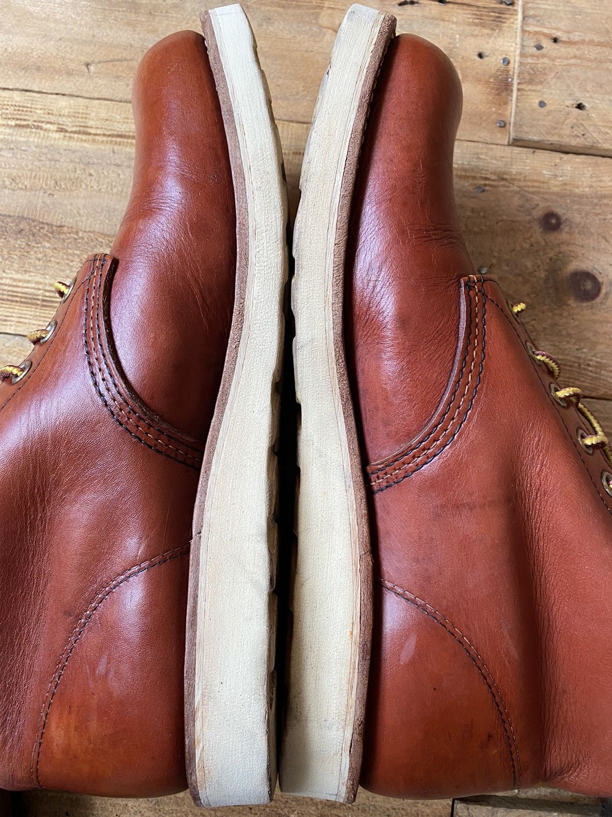 Red Wing Redwing Heritage round toe brown leather boots Uk 8 US9 Size US 9 / EU 42 - 11 Thumbnail