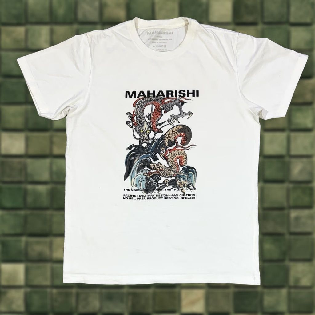Maharishi Maharishi White T-Shirt Short Sleeve Crew Neck Size M Mens Size US M / EU 48-50 / 2 - 1 Thumbnail