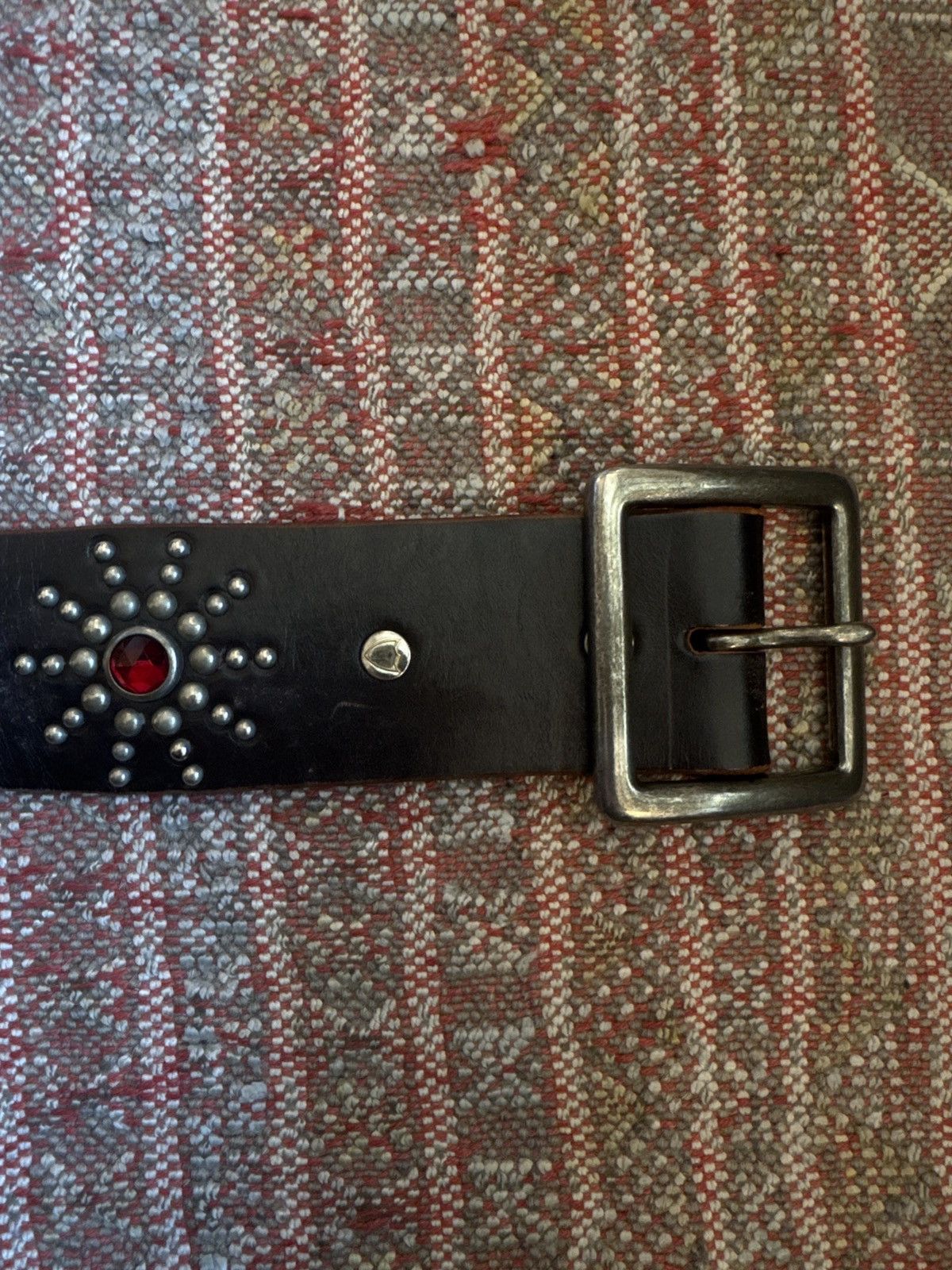 Self Edge Stingray Studded Belt Size 34 - 4 Thumbnail