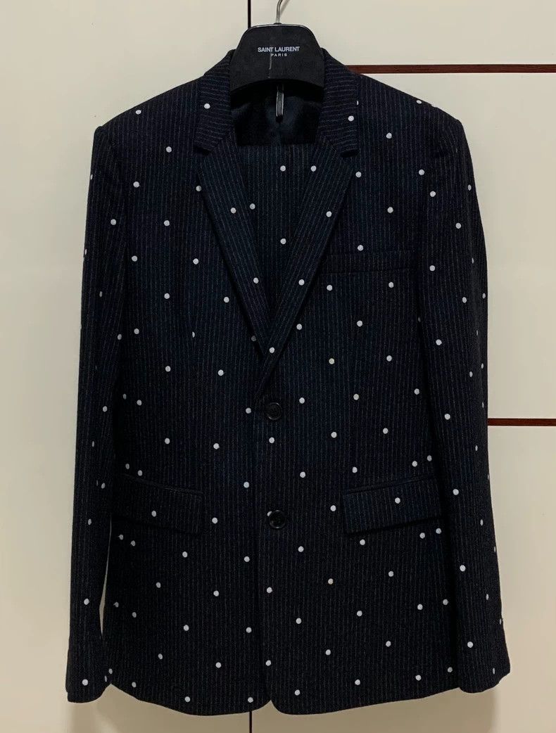 Dior Dior 14fw runway polka-dot suit 2501-Nextarrow Size 44R - 1 Thumbnail