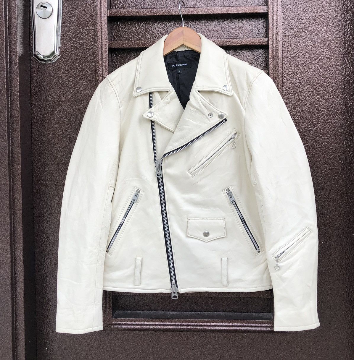 JACKROSE Jackrose Sheepskin Leather Rider's Jacket Size US S / EU 44-46 / 1 - 10 Thumbnail