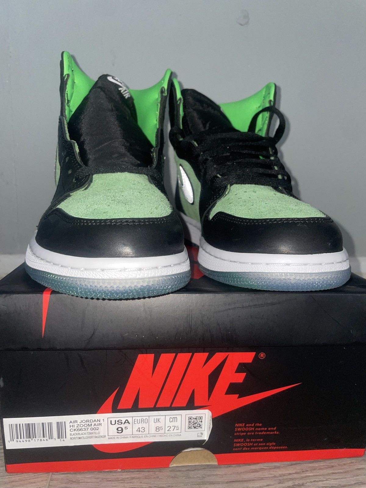 Jordan Brand Jordan 1 zoom air incredible hulk Size US 9.5 / EU 42-43 - 2 Thumbnail