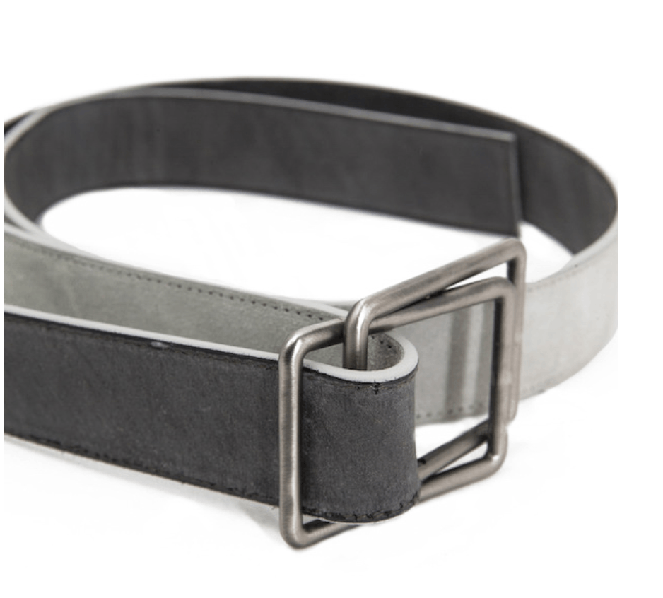 Deepti NWT Stone Crux Reversible Belt - White and Slate Leather Size ONE SIZE - 3 Thumbnail