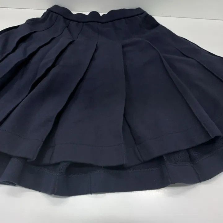 Thom Browne Thom Browne Navy Pleated Mini Skirt for Women -2507 Size 37" - 5 Thumbnail