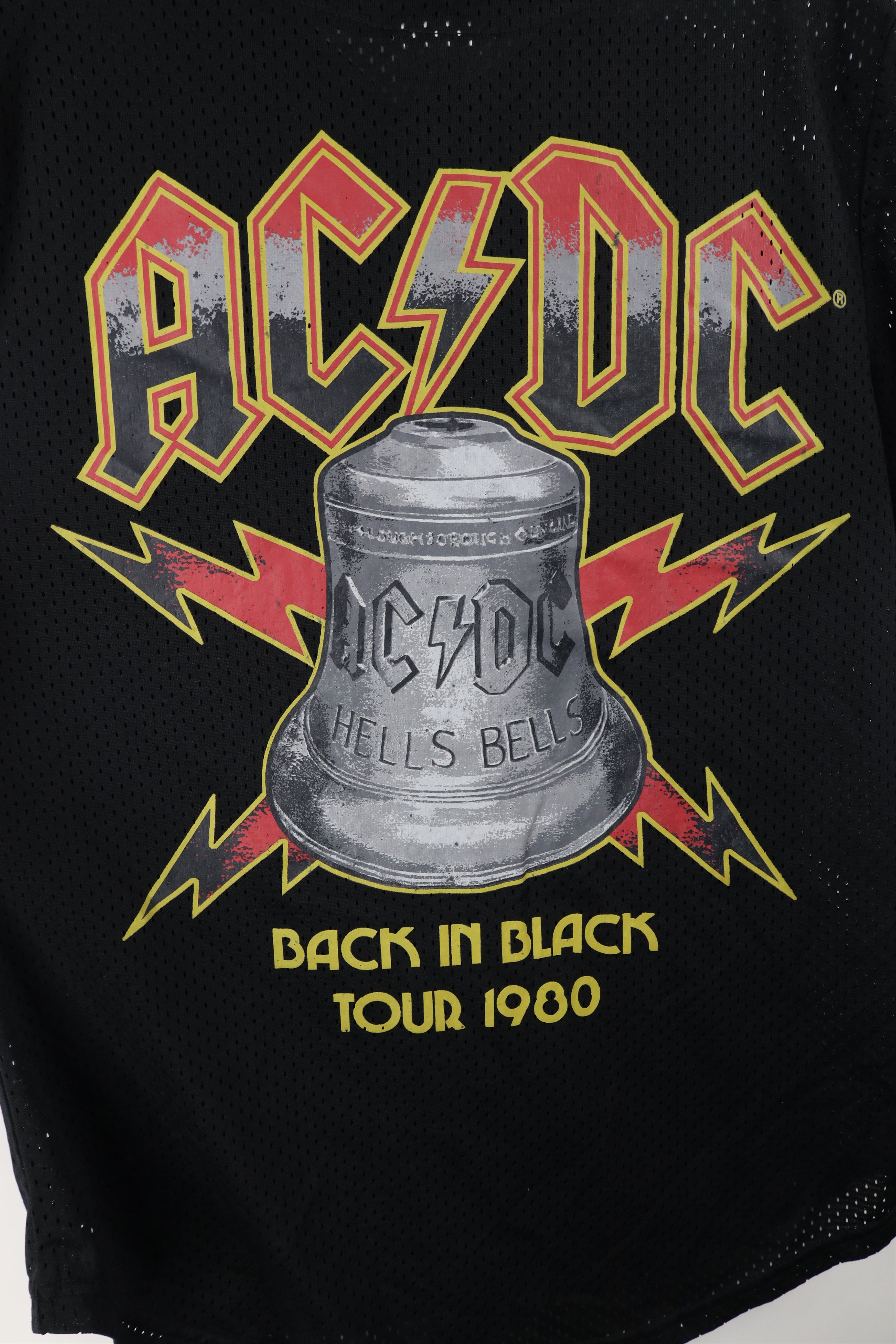 Vintage Retro In Black Hells Bells Tour ACDC Band Baseball Jersey Size US S / EU 44-46 / 1 - 8 Thumbnail