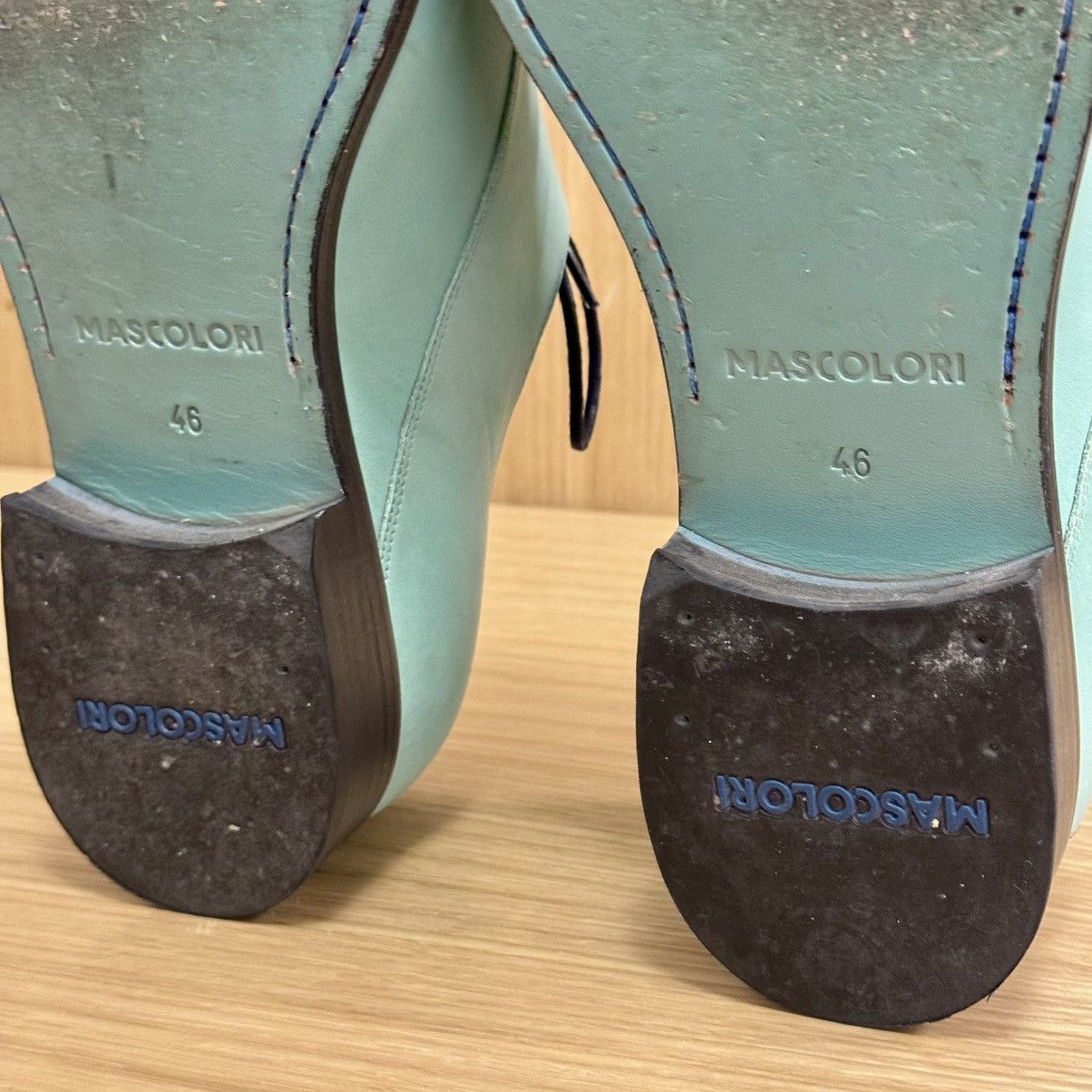 Other Mascolori x Hotel New York Limited Edition Mint Green Derby Size US 12 / EU 45 - 12 Thumbnail