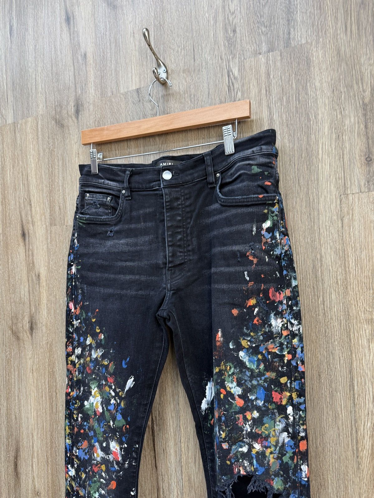 Amiri Amiri Paint Splatter Jeans Size US 34 / EU 50 - 4 Thumbnail