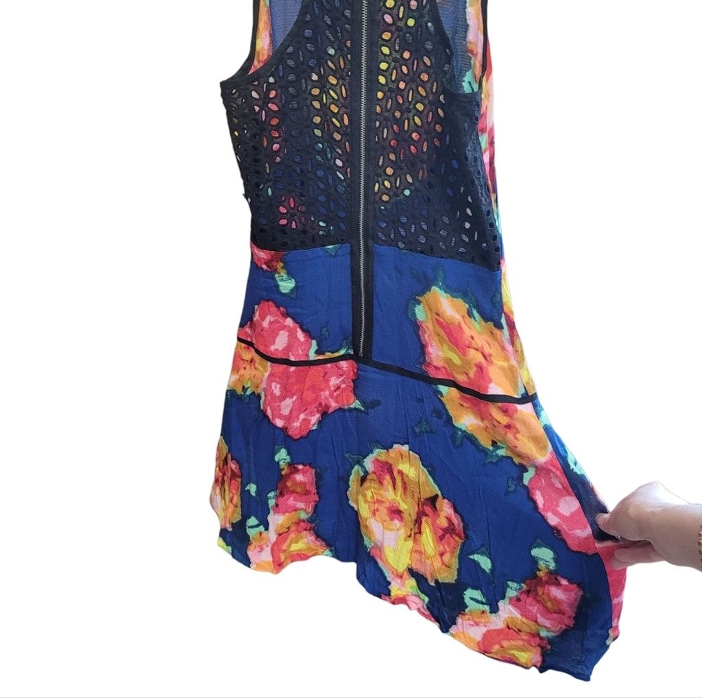 Other EUC Rachel By Rachel Roy Watercolor Floral Print Dress Size XS / US 0-2 / IT 36-38 - 3 Thumbnail
