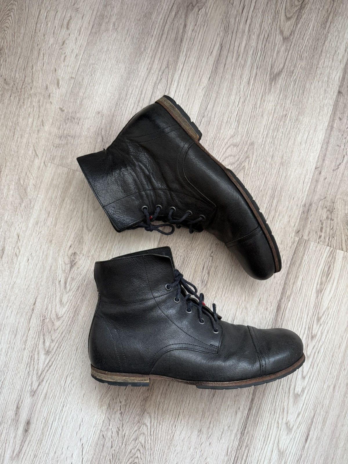 Other Think! Black Leather Boots EU 41 Minimal Comfort Derby Size US 8 / EU 41 - 1 Thumbnail