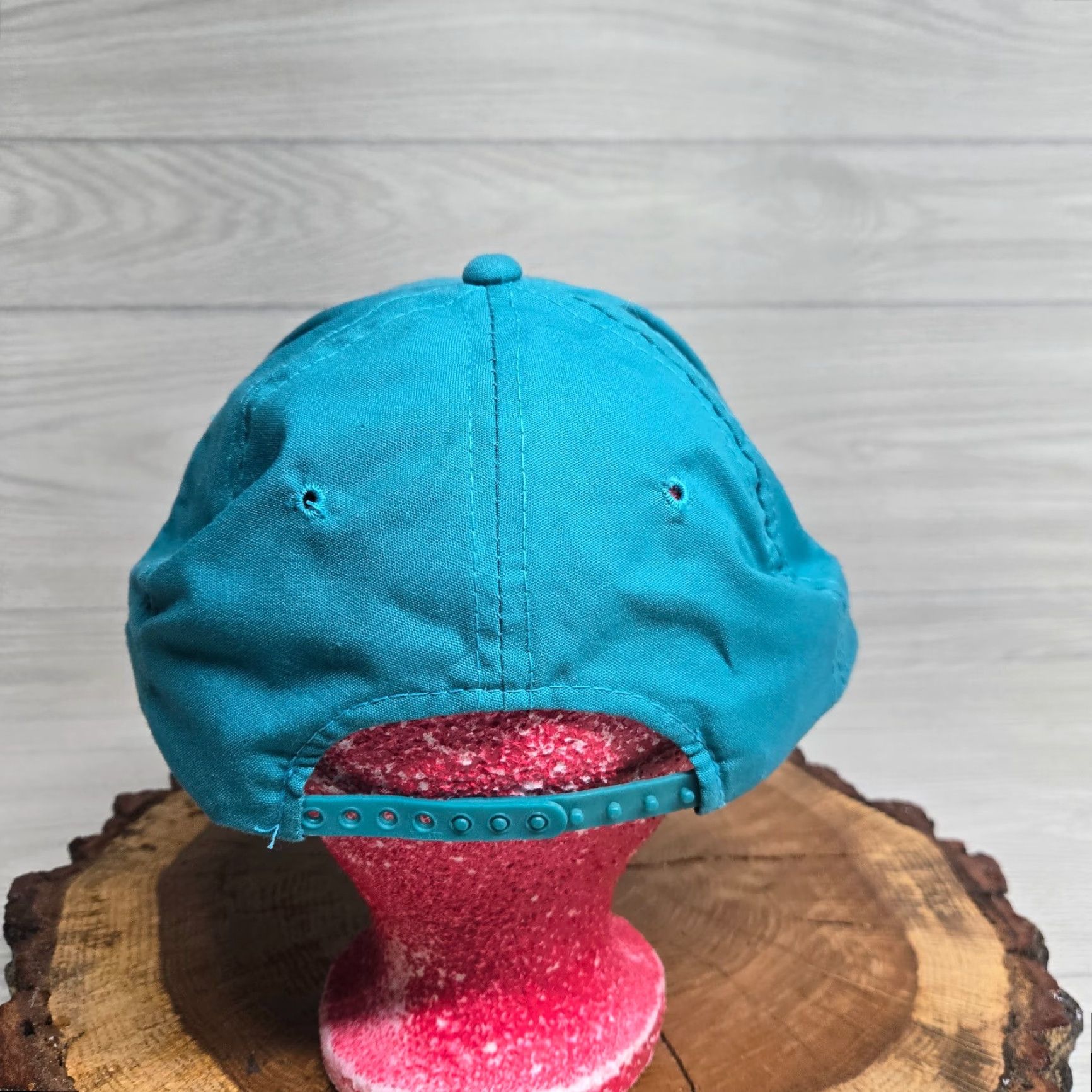Vans VINTAGE Snap-Back Action Vans Inc Blue Trucker Hat Adjustable Adult Mens Hat Blue Trucker Size ONE SIZE - 3 Thumbnail