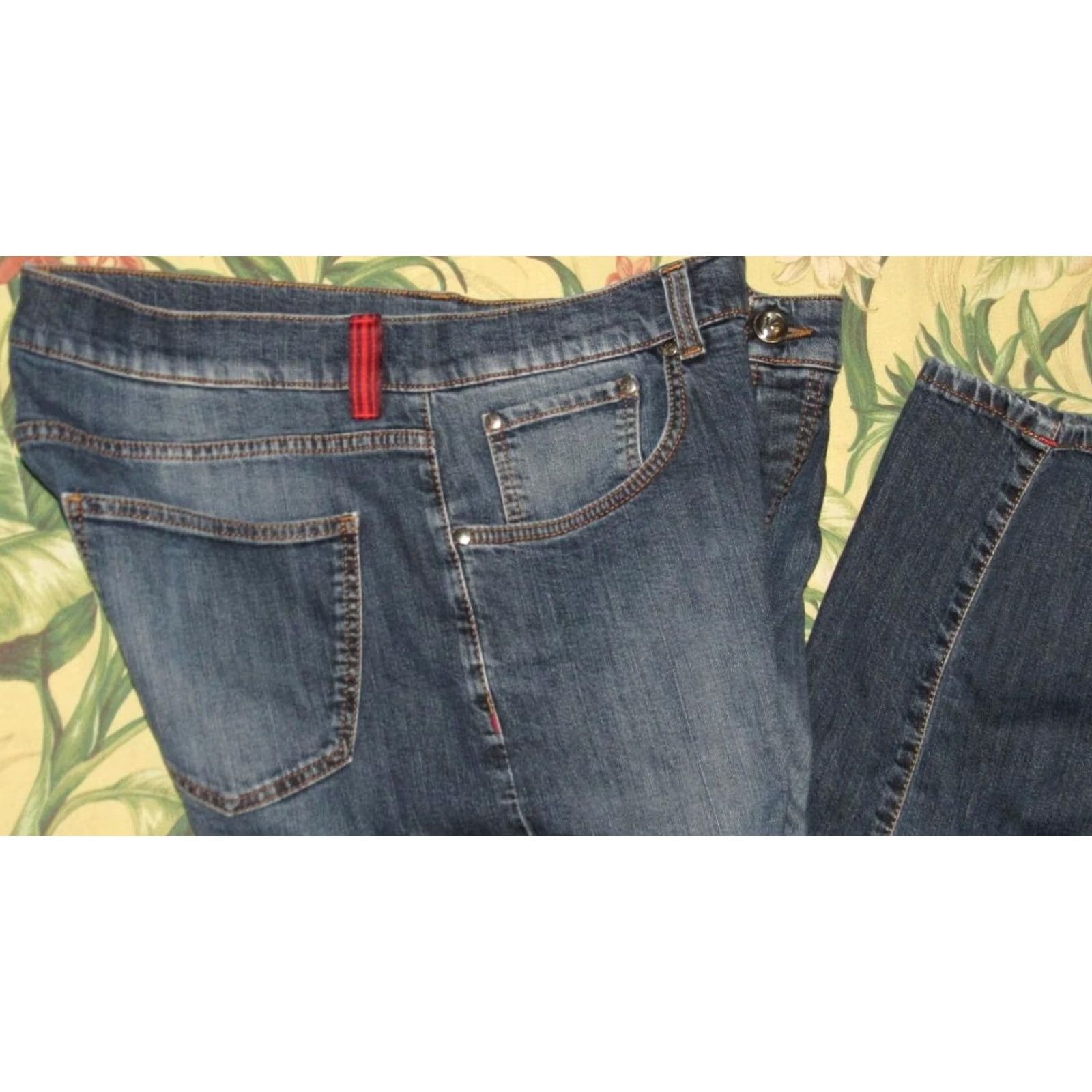 Isaia ISAIA Blue Denim Jeans 40 Regular 56R 40 x 34 Button Fly Mens Jeans Size US 40 / EU 56 - 2 Thumbnail