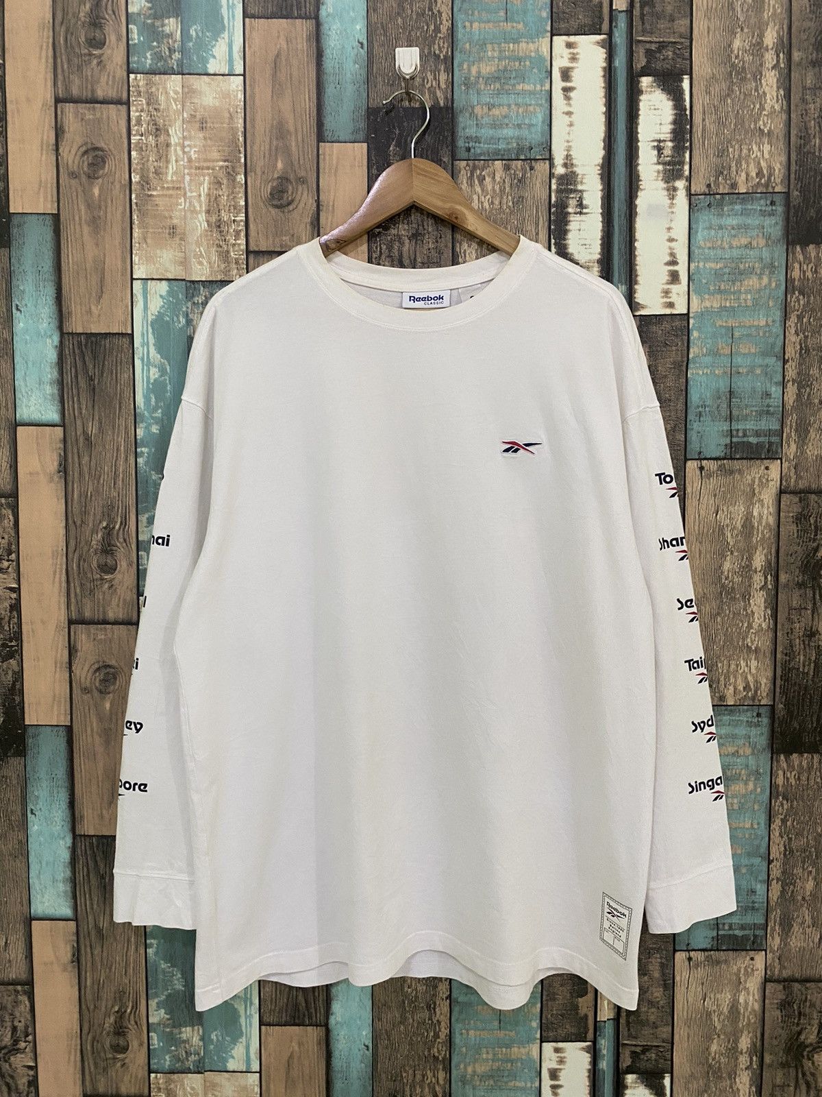Reebok × Sports Specialties Reebox Dector City Sleeve Logo Tee Size US XL / EU 56 / 4 - 2 Thumbnail