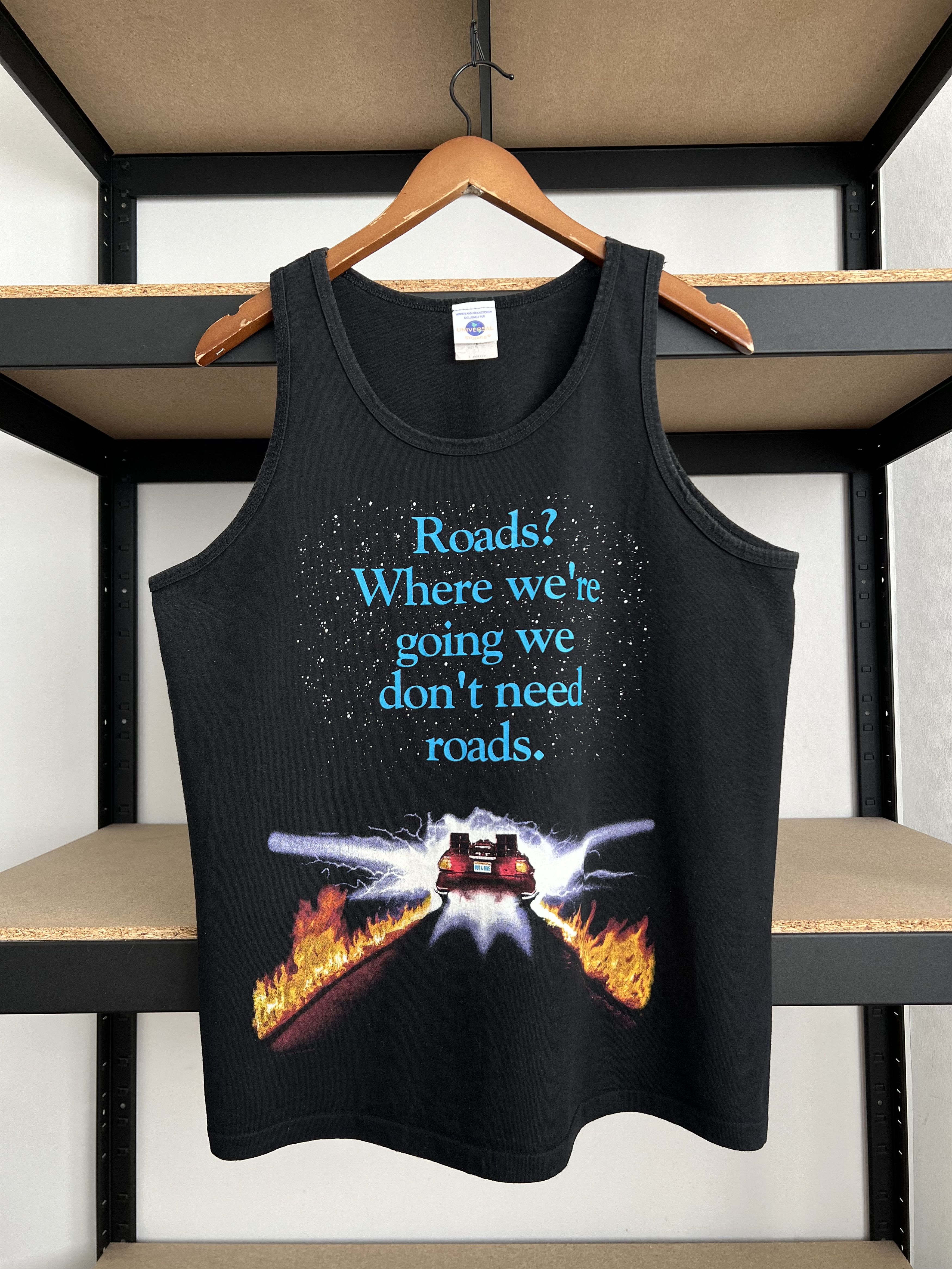 Universal Studios Vintage 90s Back to the Future Movie Tank Top T-shirt Size US L / EU 52-54 / 3 - 3 Thumbnail