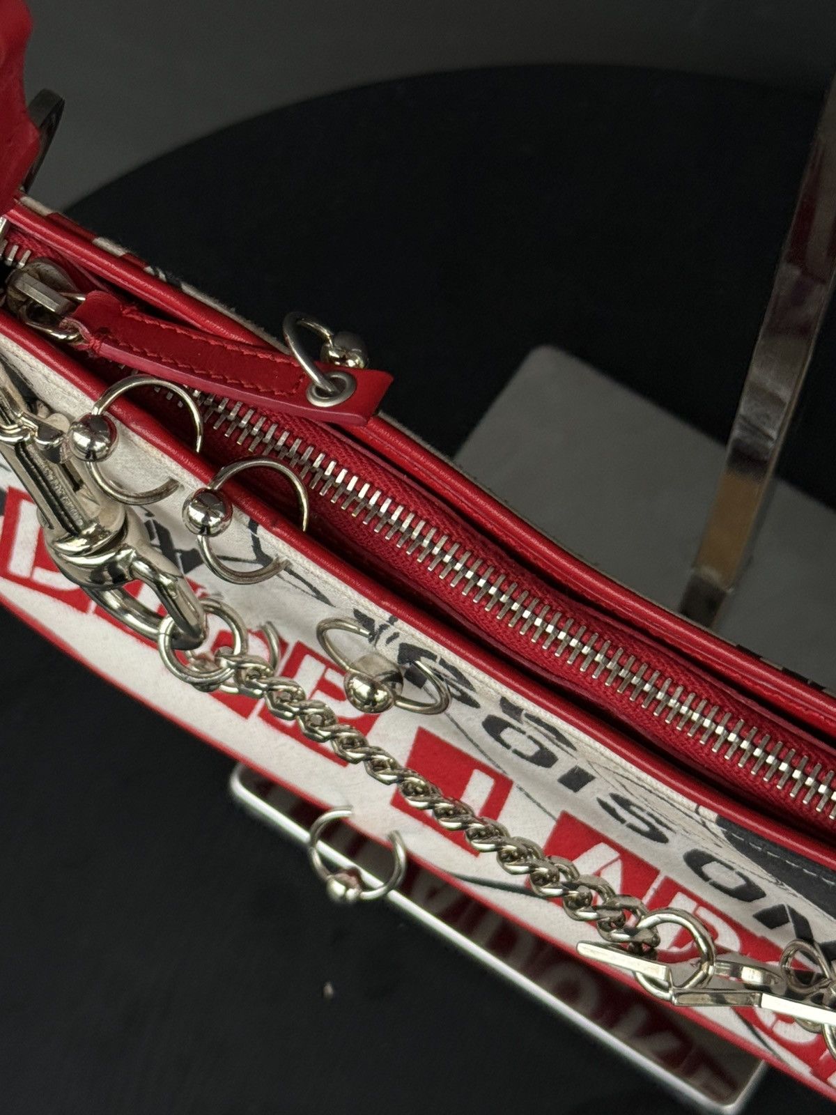 Dior Dior - Galliano Era ‘Hardcore’ Pierced Shoulder Bag Size ONE SIZE - 11 Thumbnail