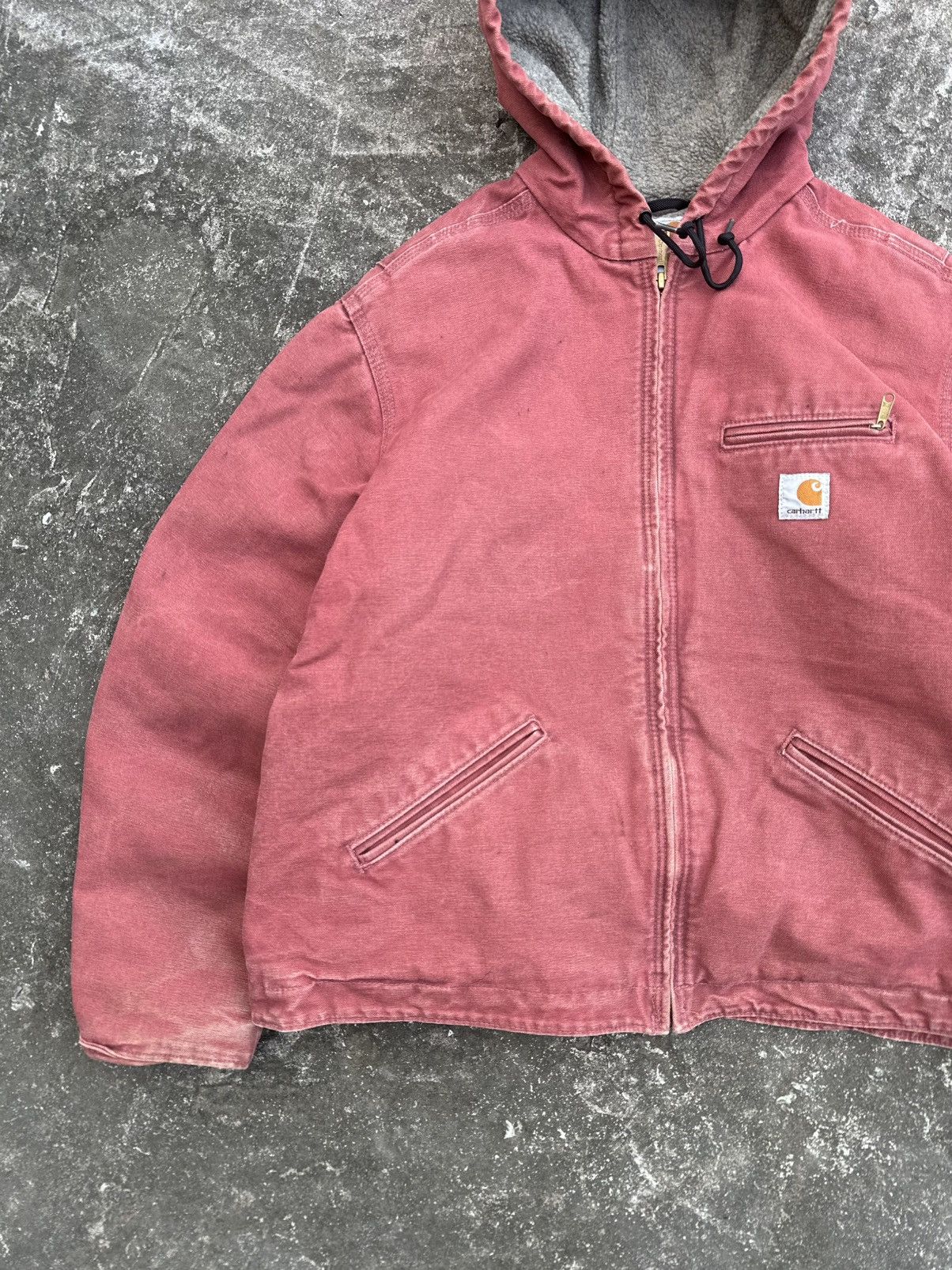 Carhartt Rare! Crazy Vintage Y2K Carhartt WJ141 VRS Hooded Jacket Size US L / EU 52-54 / 3 - 3 Thumbnail