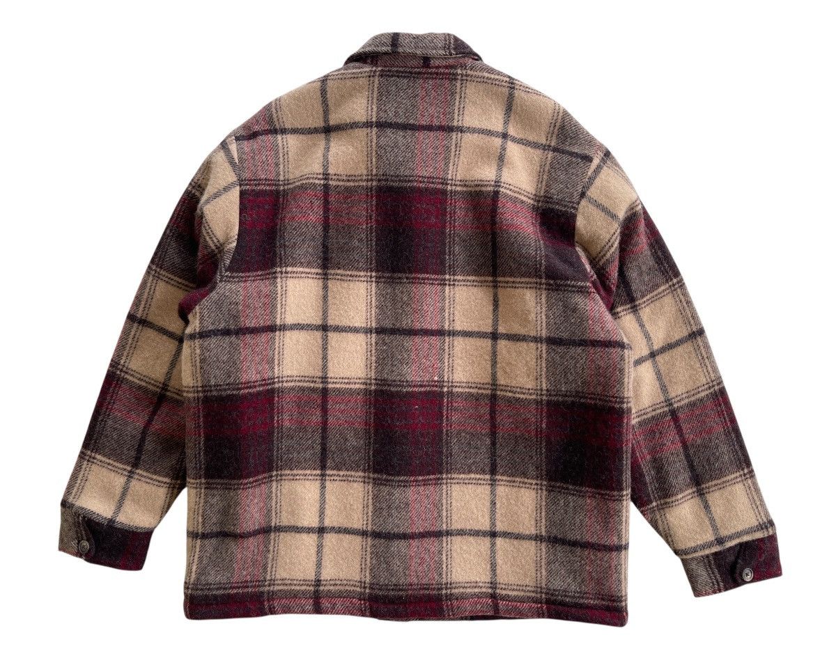 Woolrich Woolen Mills Vintage 1995s Woolrich Wool Plaid Sherpa Jacket Size US L / EU 52-54 / 3 - 4 Thumbnail