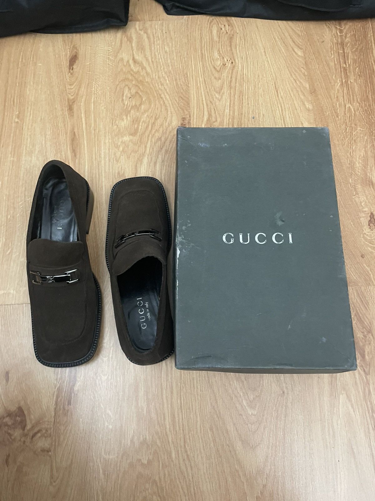 Prada Gucci Tom Ford velour leather loafers Size US 7 / IT 37 - 16 Thumbnail