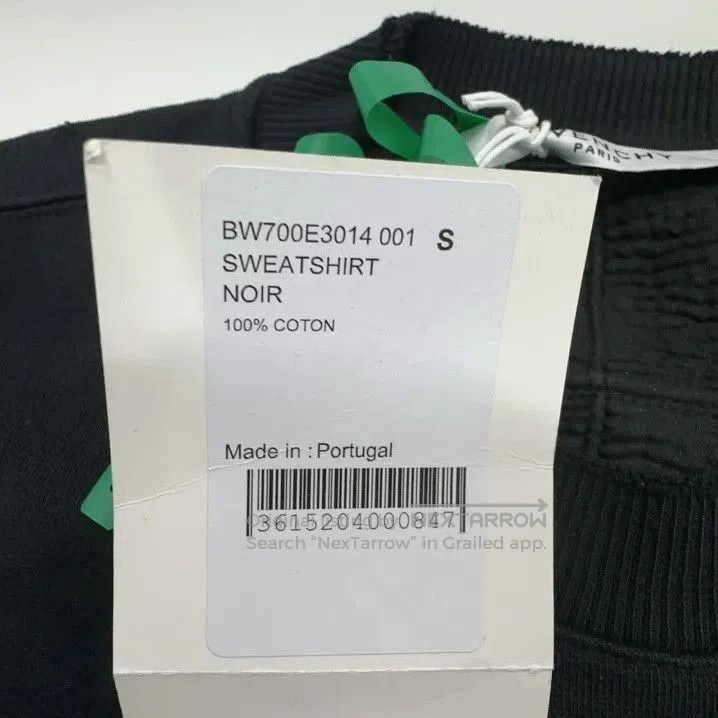 Givenchy Givenchy Solid Print Letter Distressed Sweatshirt. Size US S / EU 44-46 / 1 - 5 Thumbnail