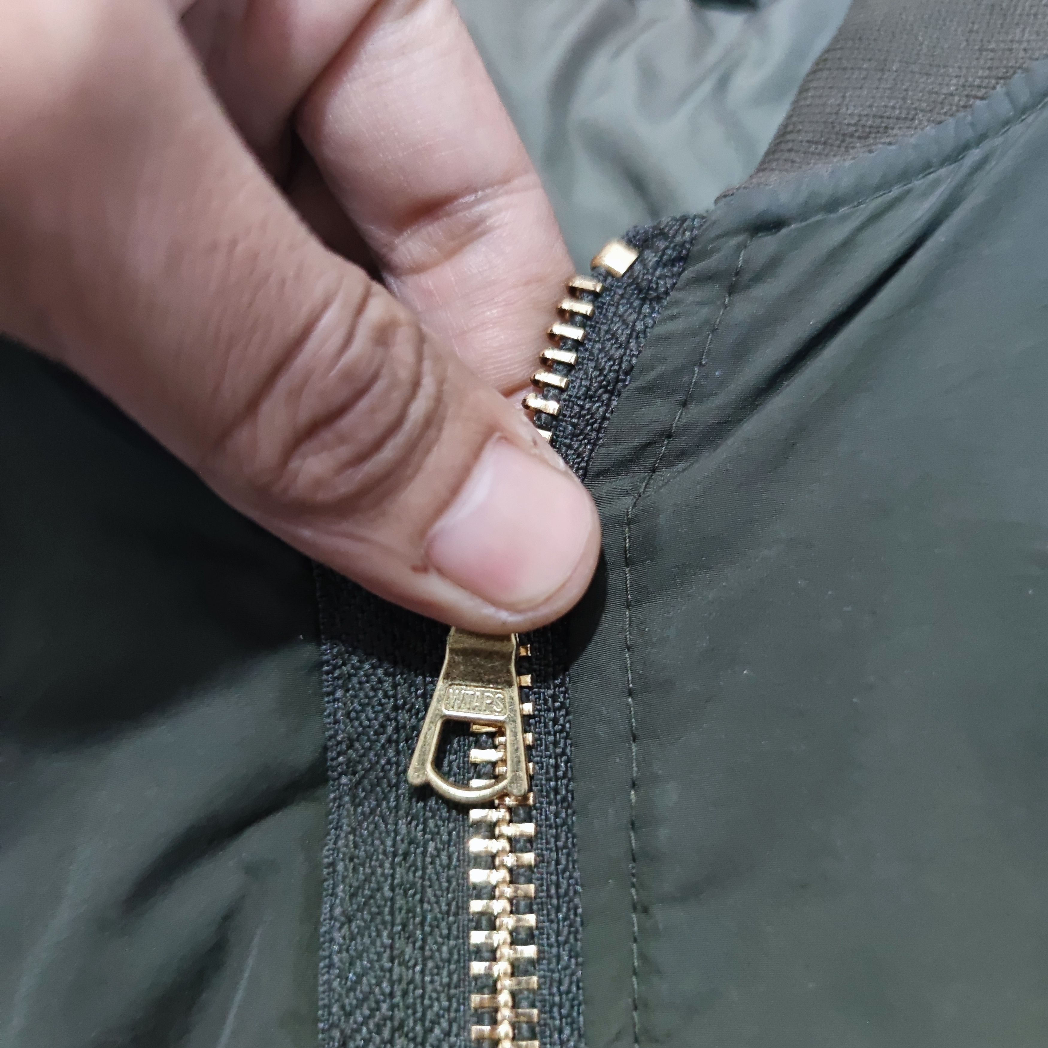 Vintage × Wtaps Bomber Jacket Dark Green Size US M / EU 48-50 / 2 - 5 Thumbnail