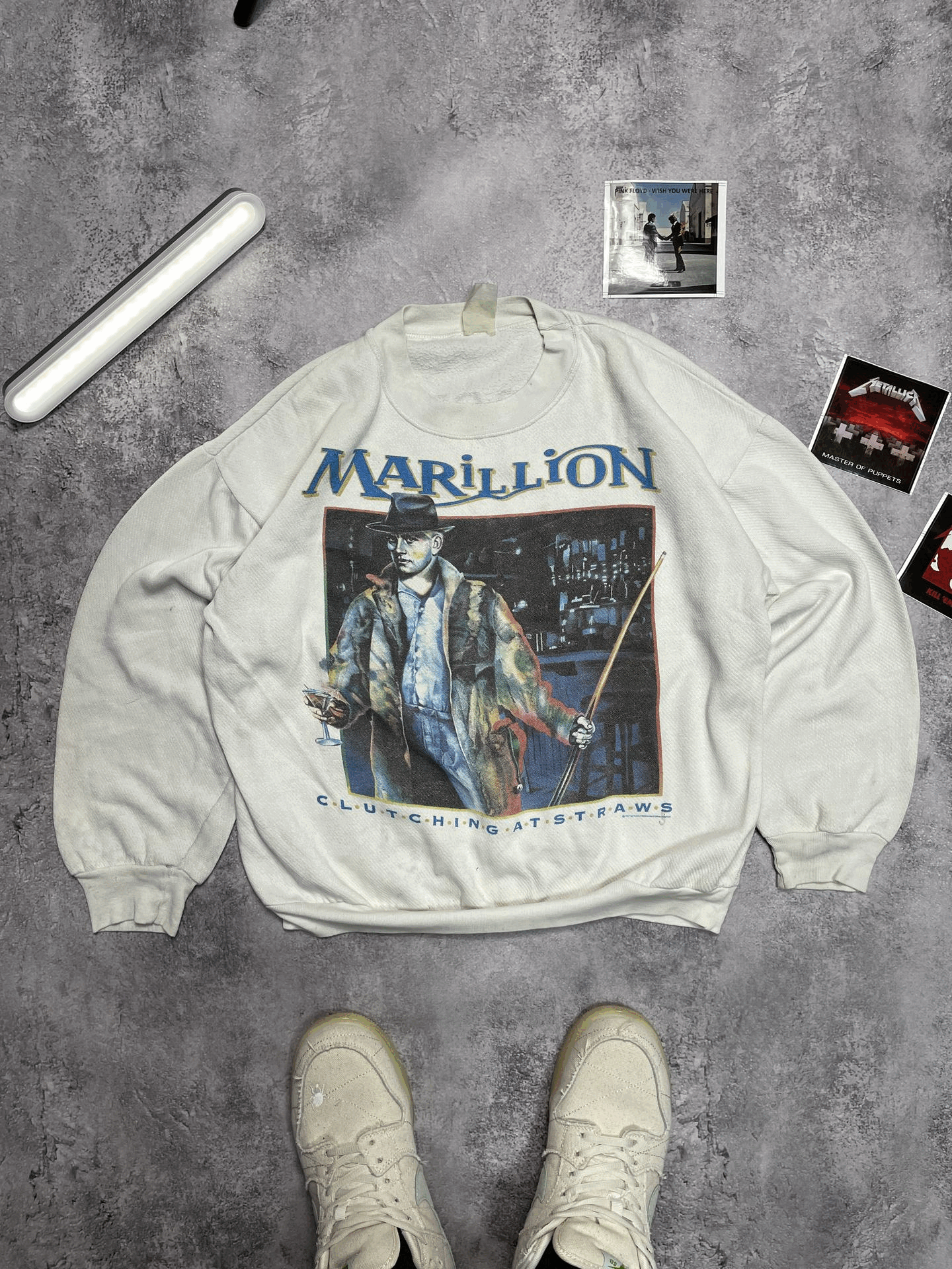 Band Tees 1987 Vintage Marillion Clutching Straws Tour Tee Archive Size US S / EU 44-46 / 1 - 1 Thumbnail