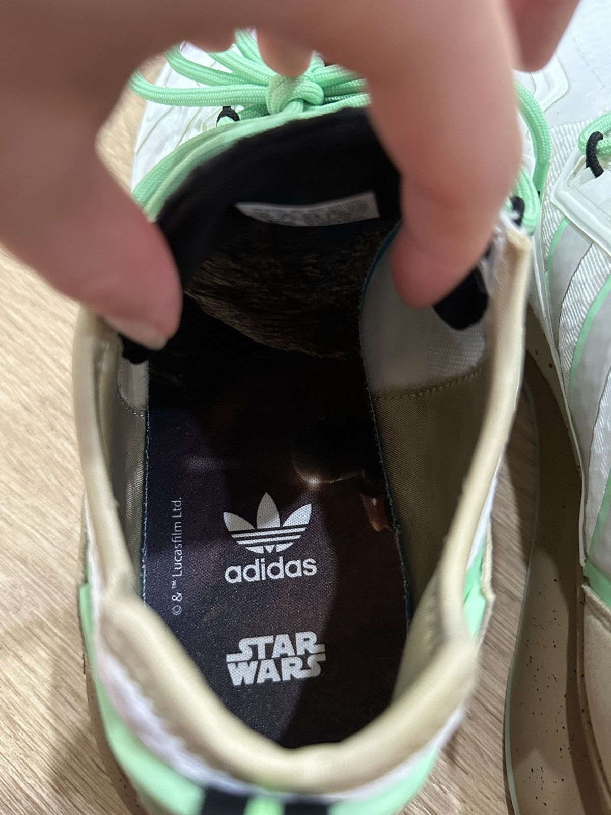 Adidas Adidas Boost ZX 2K Star Wars Mandalorian ‘Mudhorn’ Size US 10 / EU 43 - 11 Thumbnail