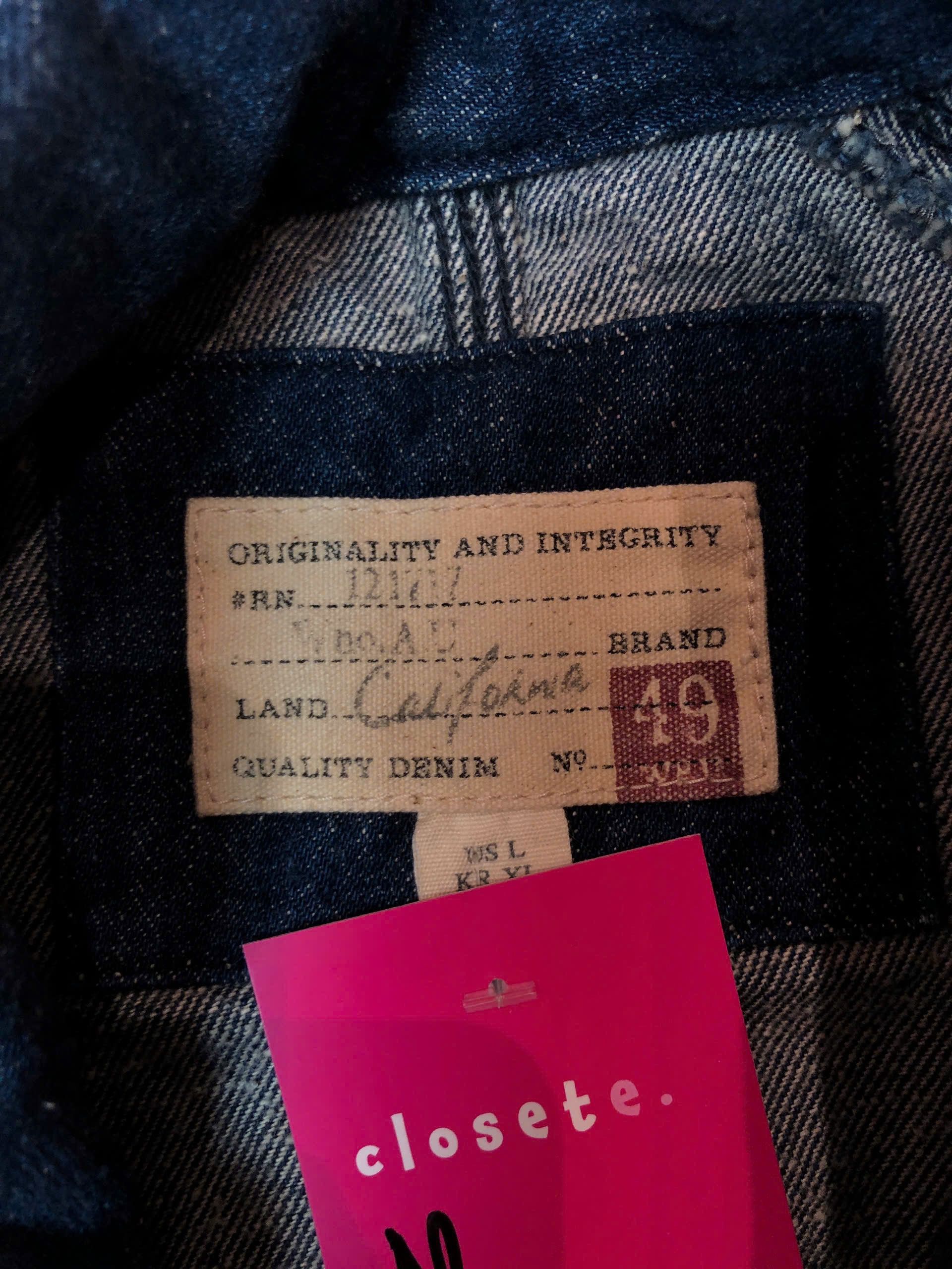 Who A.U. Denim Work Jacket Size US L / EU 52-54 / 3 - 2 Thumbnail