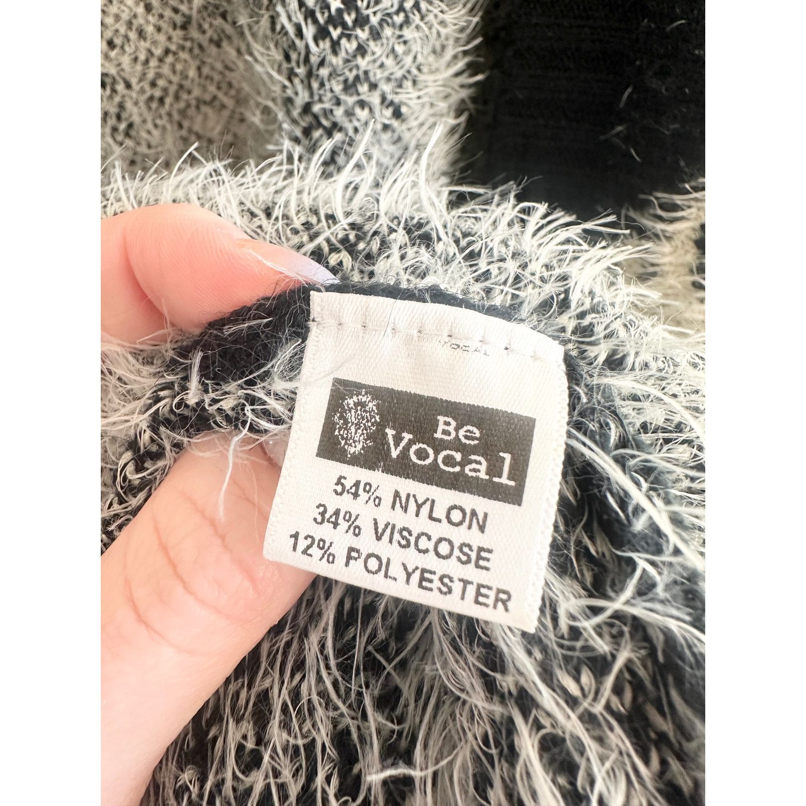 Other Abstract Art to Wear Fuzzy Lagenlook Duster Size XL / US 12-14 / IT 48-50 - 4 Thumbnail