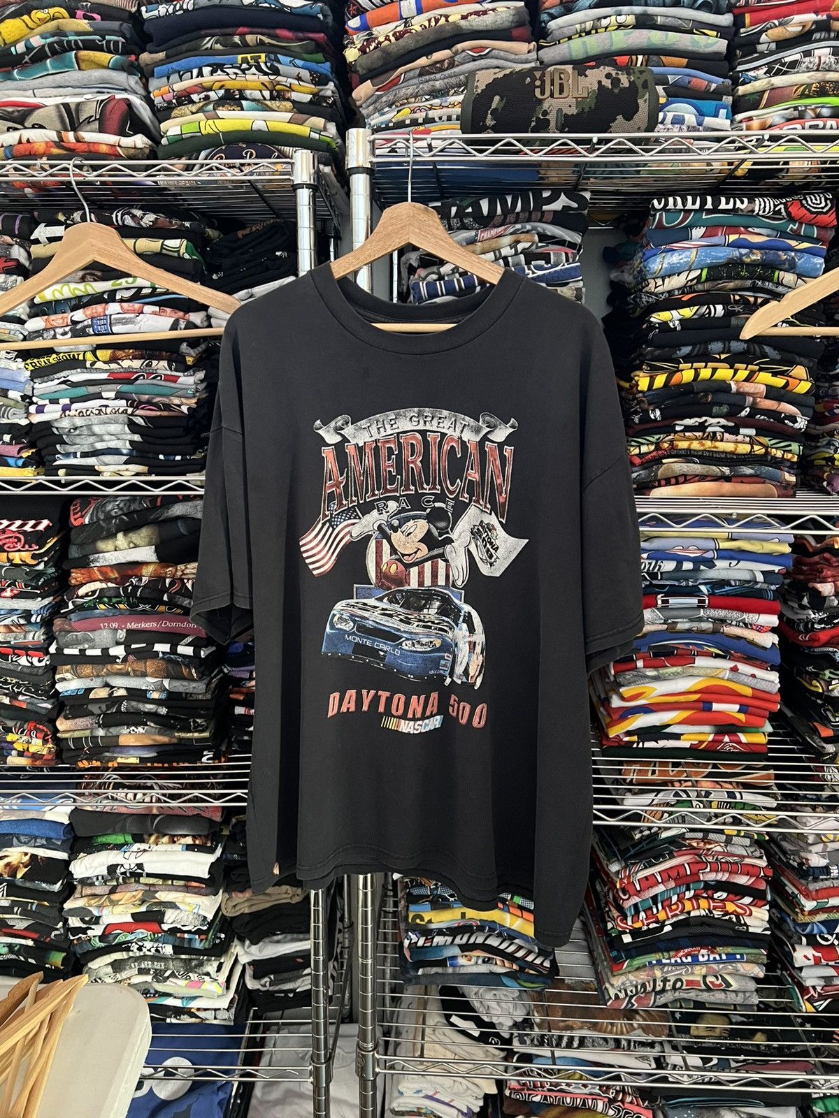 Disney 2000s NASCAR Mickey Mouse Daytona 500 American Race Racing Size US XL / EU 56 / 4 - 1 Thumbnail