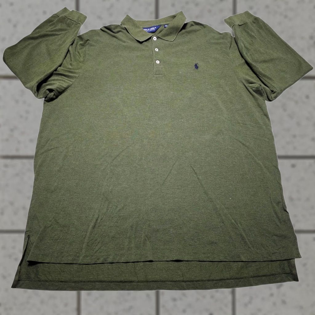 Polo Ralph Lauren Polo Ralph Lauren Polo Golf Long Sleeve Shirt Men 2XL Forest Green Solid Size US XXL / EU 58 / 5 - 1 Thumbnail