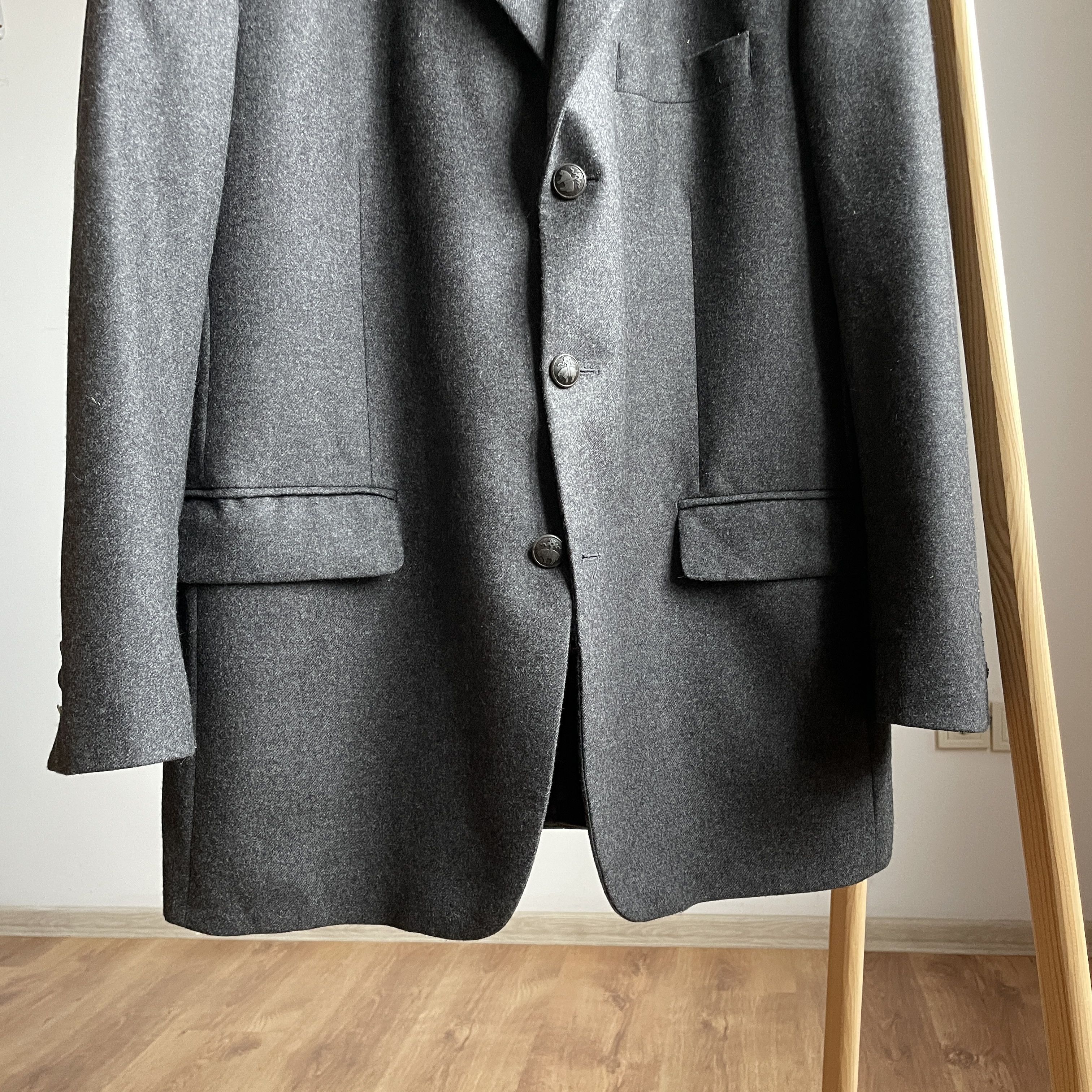 Brooks Brothers Brooks Brothers Madison Saxxon Flannel Wool Sport Coat Size 42R - 5 Thumbnail