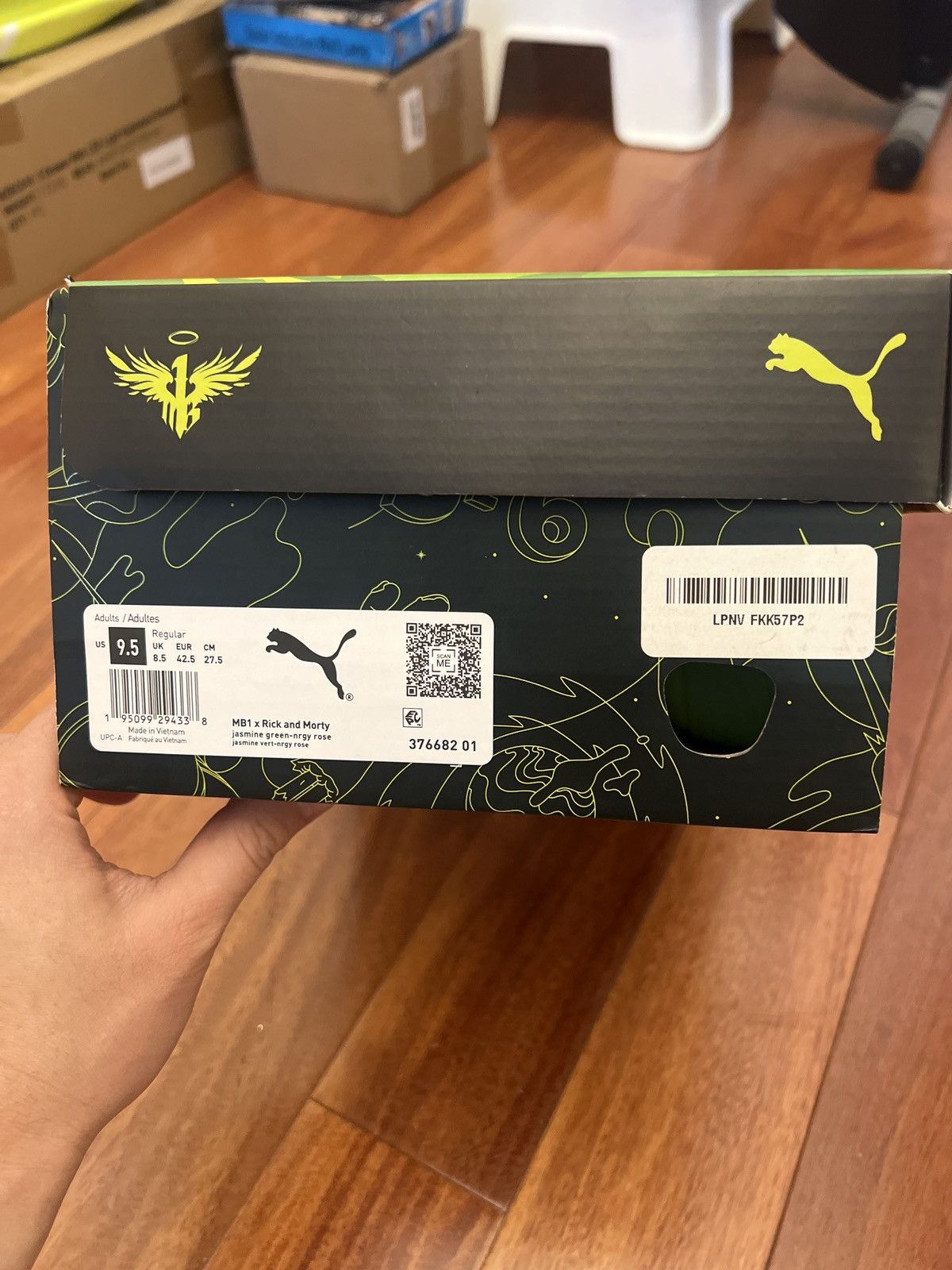 Nike Rick & Morty MB 01 Lamelo Ball Size US 8.5 / EU 41-42 - 9 Thumbnail