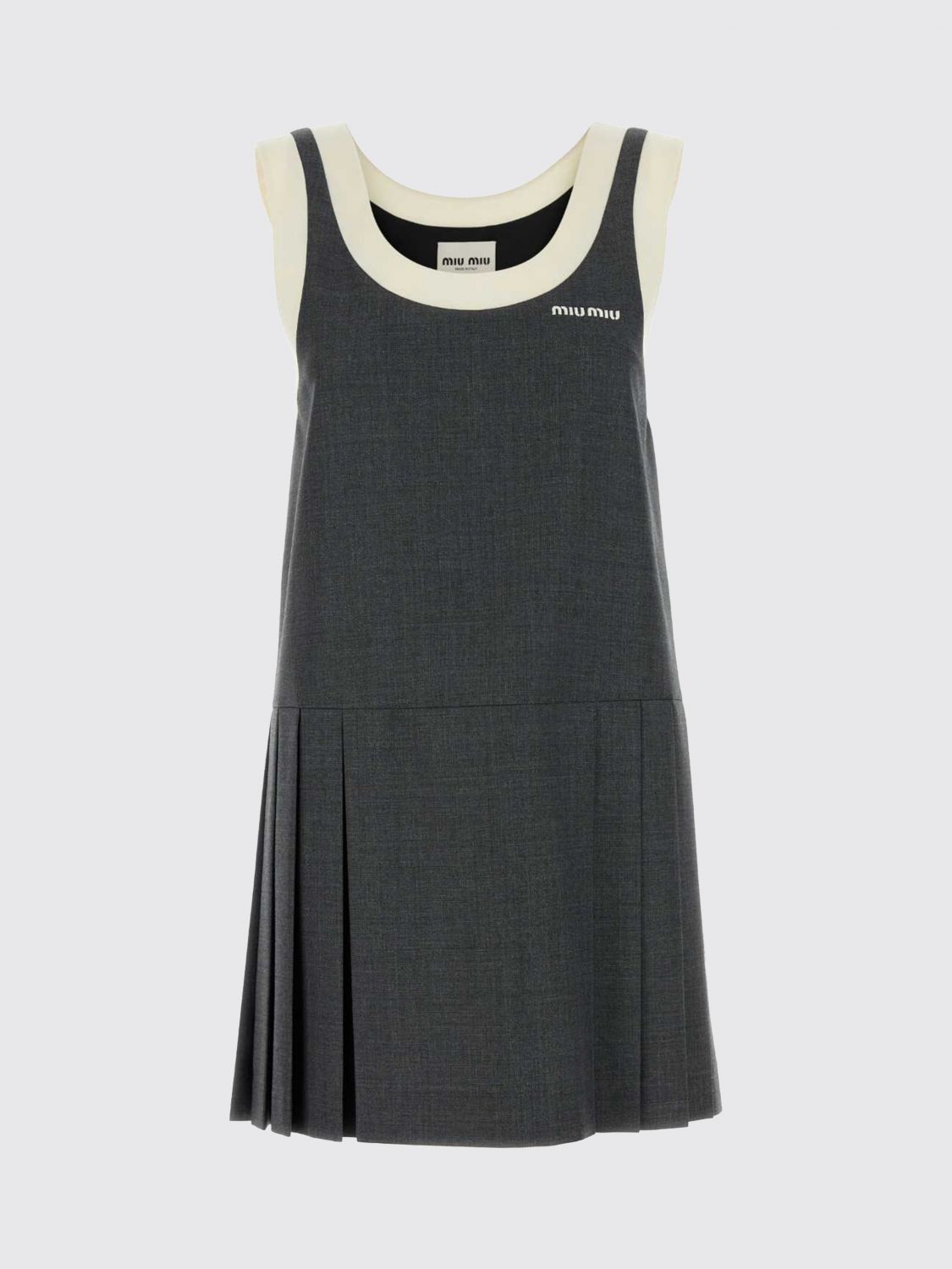 Miu Miu Miu Miu Dress Woman Grey Size S / US 4 / IT 40 - 1 Preview