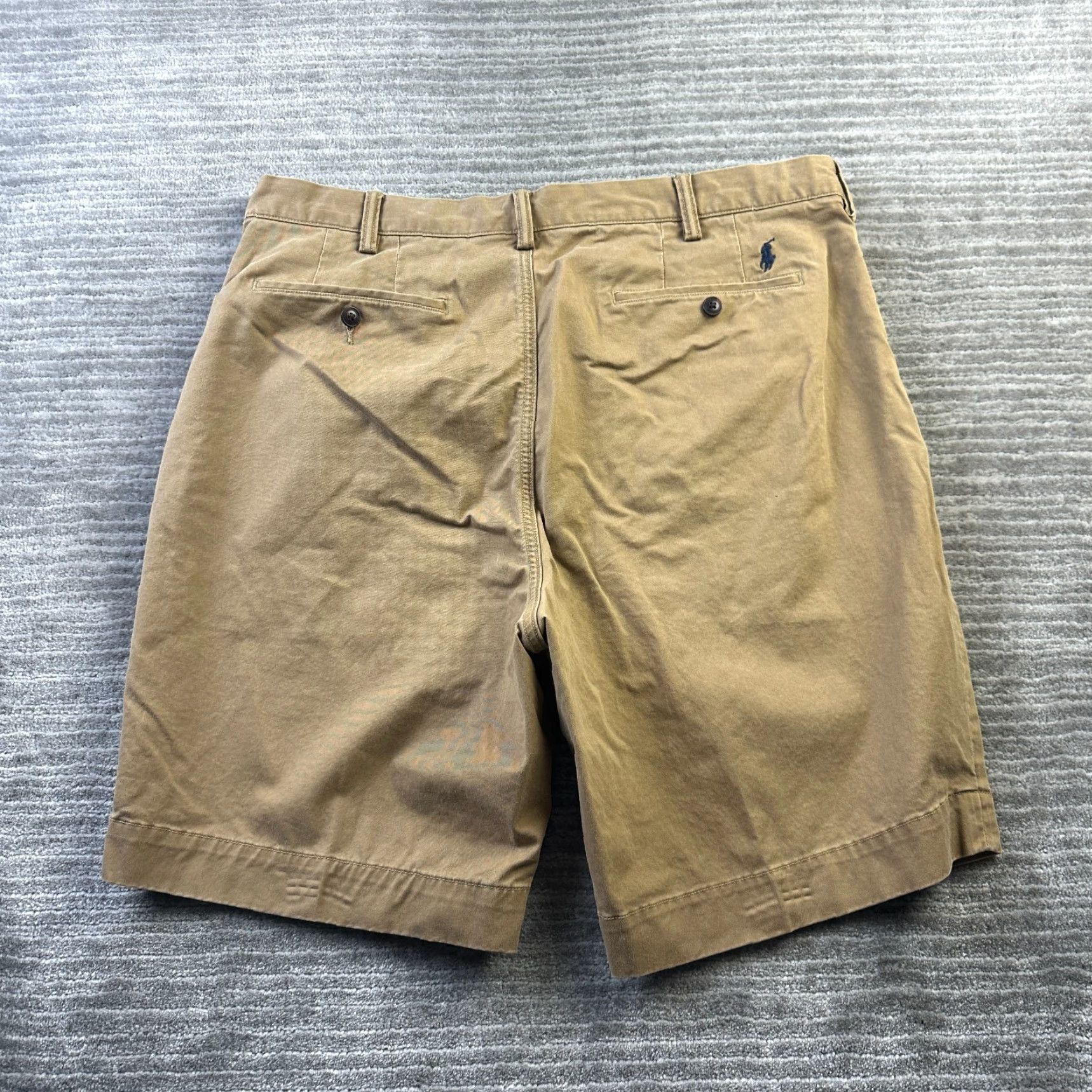 Polo Ralph Lauren Polo Ralph Lauren Shorts Mens 38 Beige Khaki Stretch Twill Pony 9" Casual Chino Size US M / EU 48-50 / 2 - 2 Thumbnail