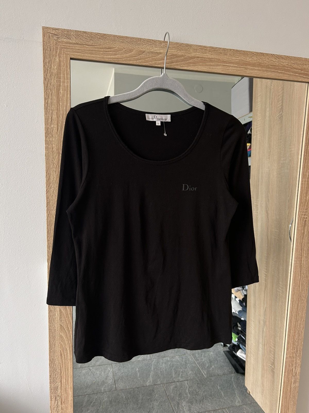 Dior T-shirt tunic long sleeve Christian Dior ladies uniforms Size S / US 4 / IT 40 - 6 Thumbnail