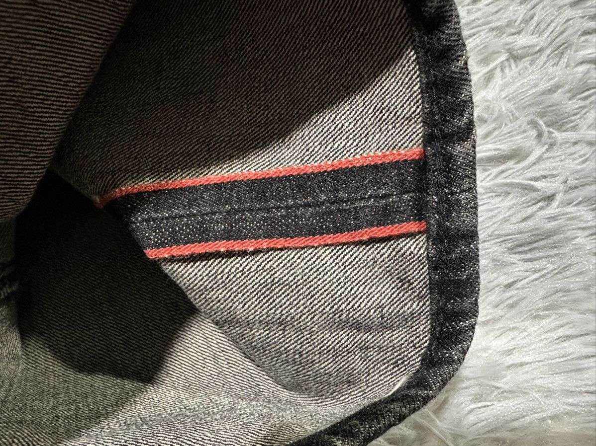 Kapital 🔥Rare Kapital x Lewis Leather Red Tab Selvedge Denim Size US 31 - 4 Thumbnail